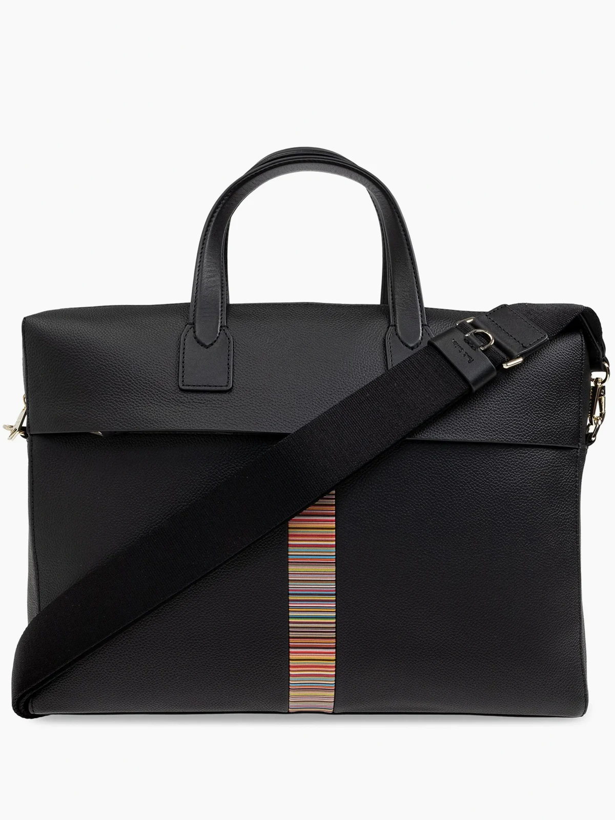 stripe-detailing laptop bag
