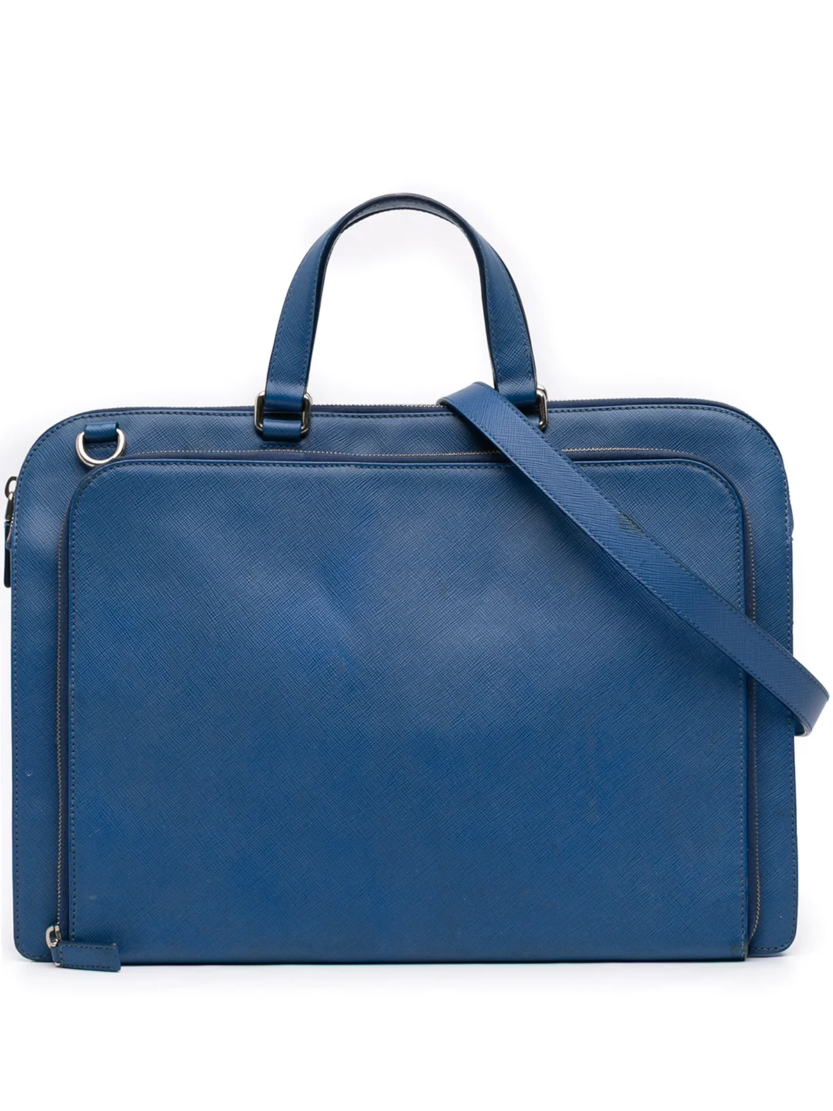 2013-2025 Saffiano Cuir Reisetasche mit Reißverschlusstasche