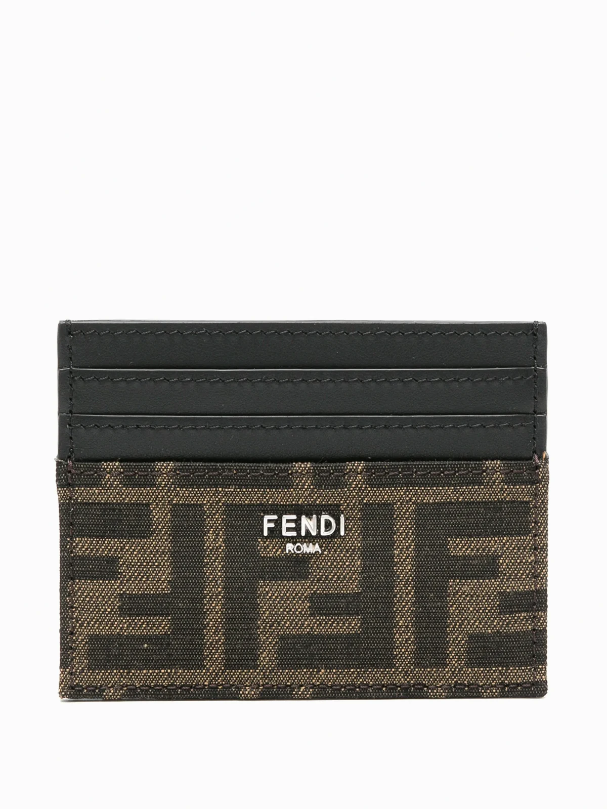 FF-jacquard leather card holder