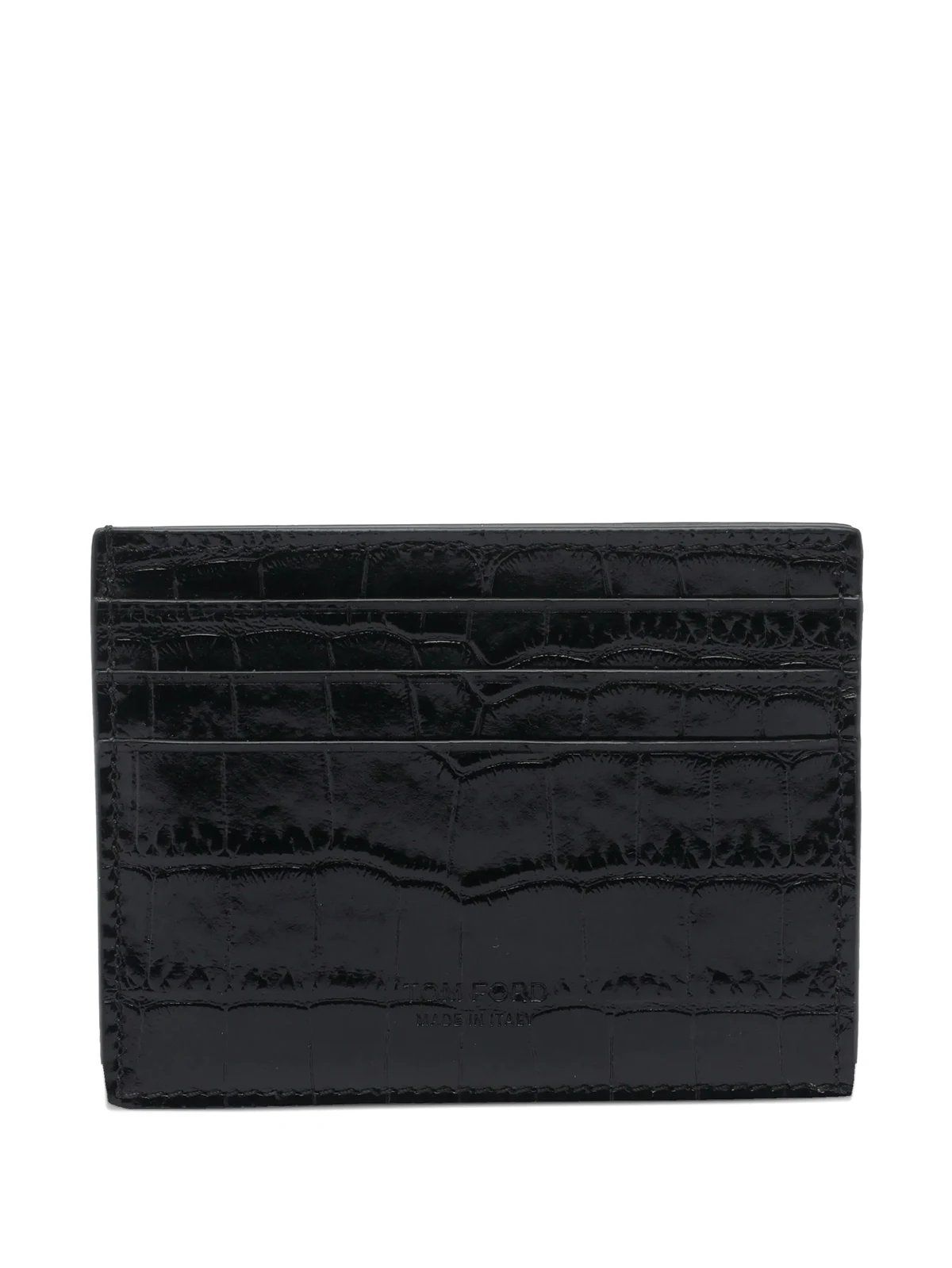 Kartenetui mit Kroko-Optik