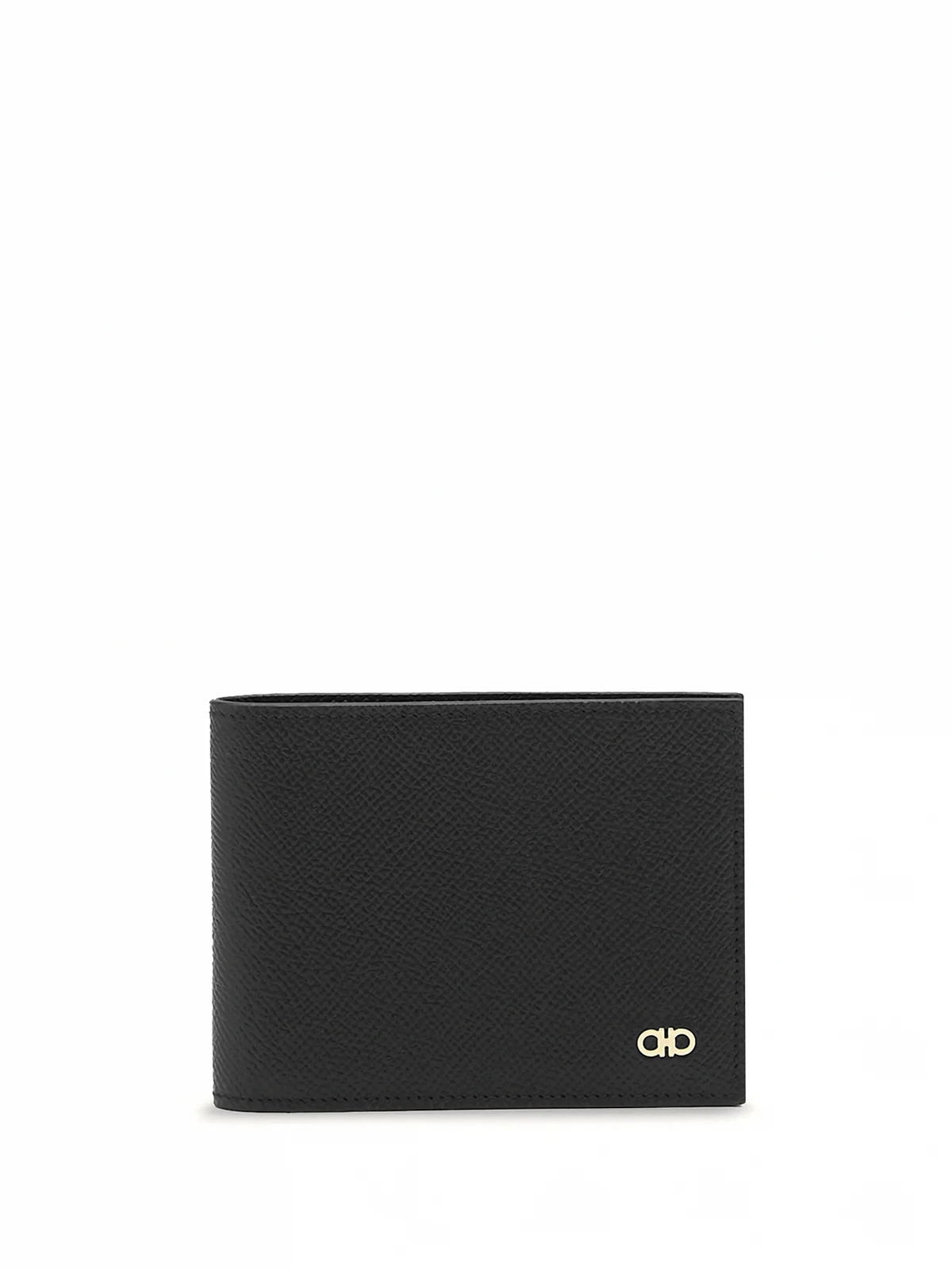 Gancini bi-fold leather wallet