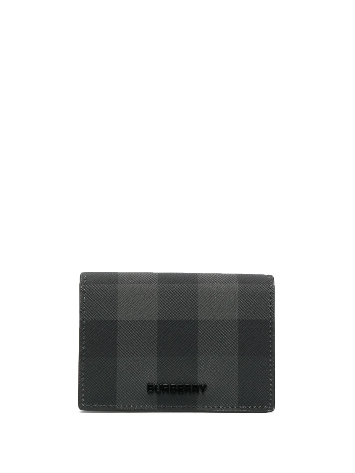 Kariertes Portemonnaie mit Logo