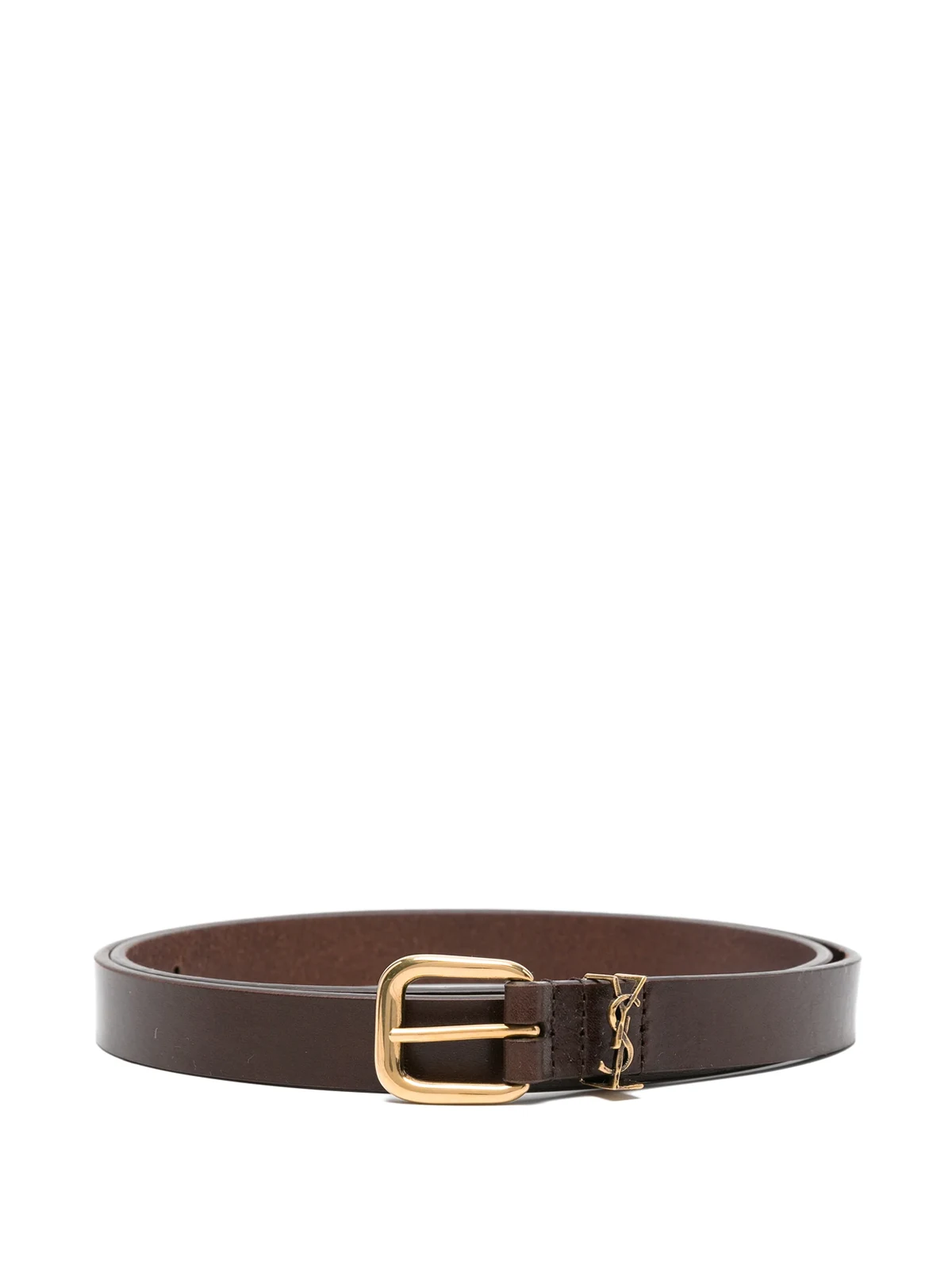 monogram buckle belt