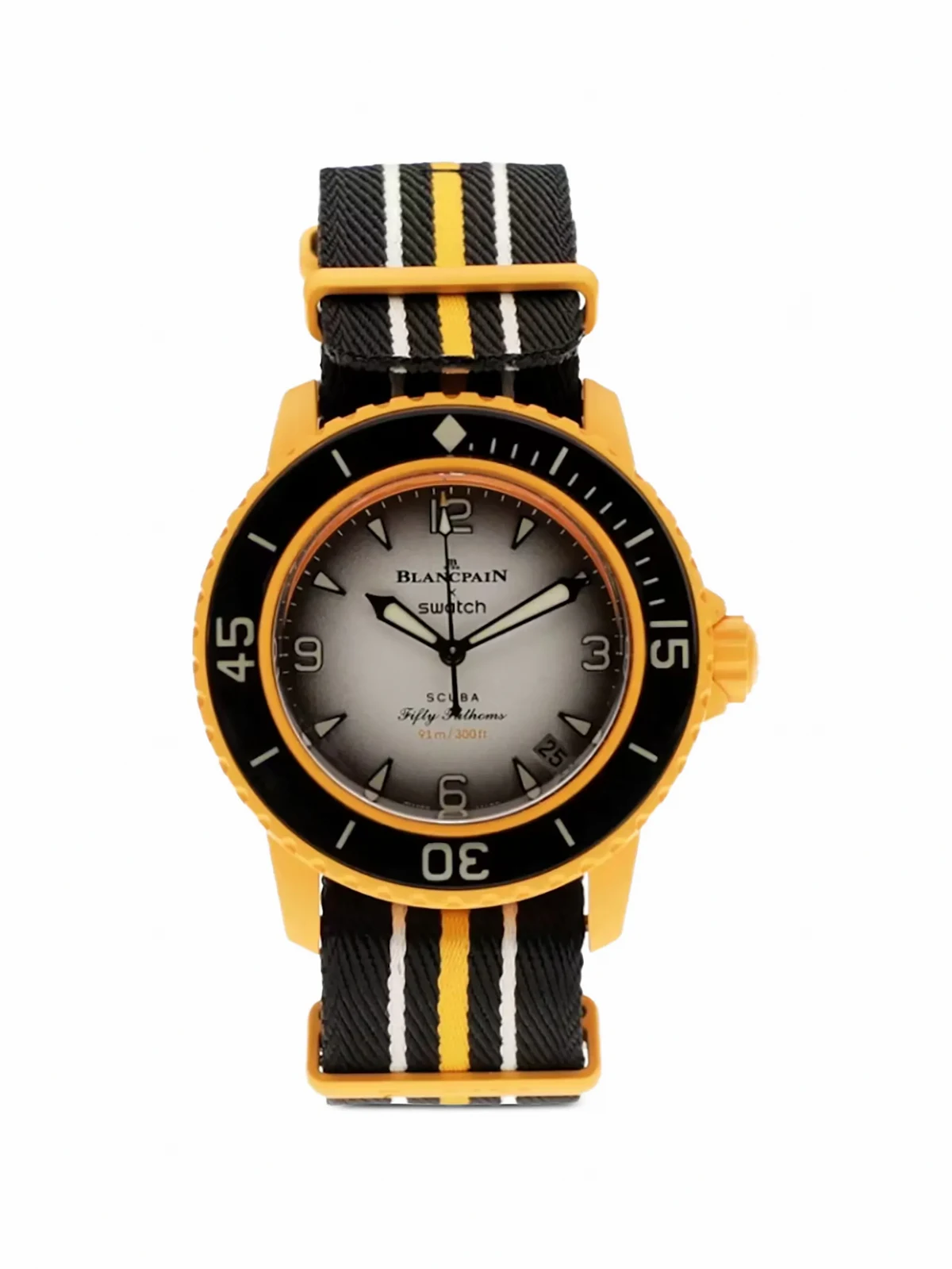 x Swatch Scuba Fifty Fathoms watches