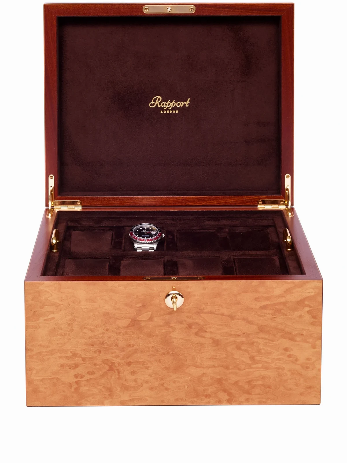 Heritage wood 16-watch box