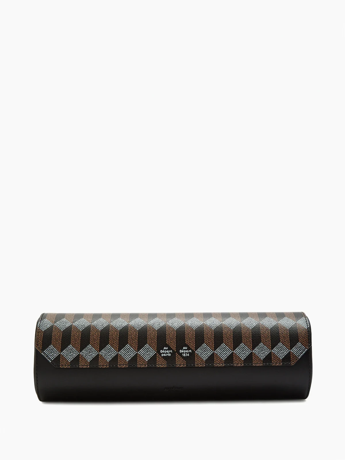geometric-print watch box