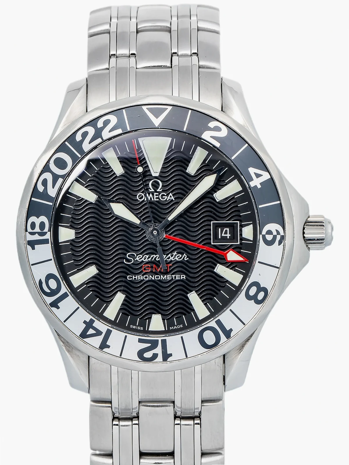 Waved Black Seamaster 41mm