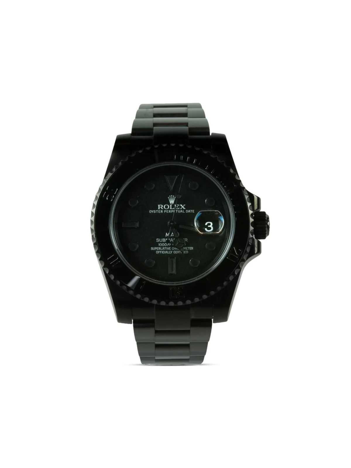 Pre-owned personalisierte Rolex Submariner Date 40mm