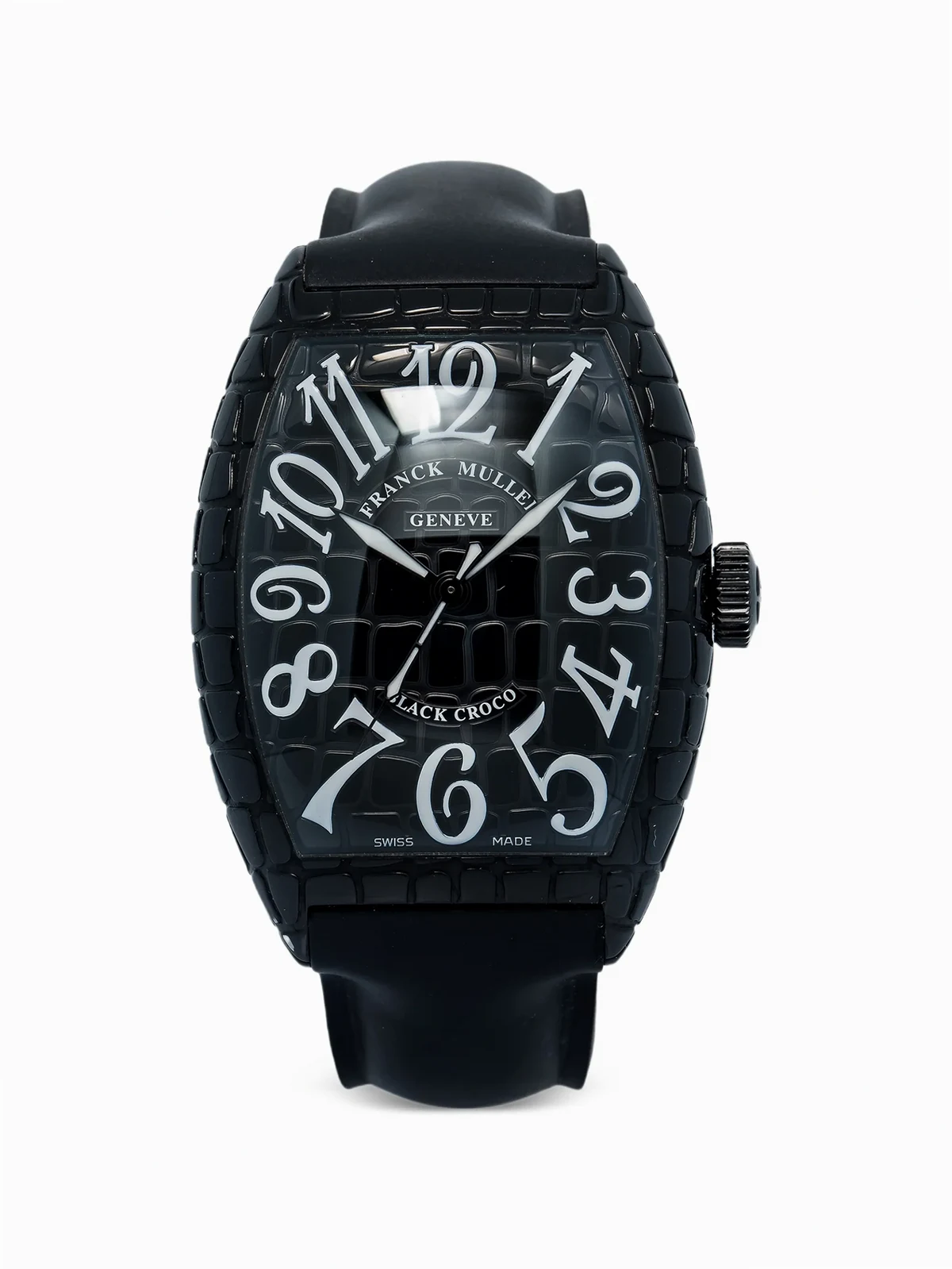 Croco Tono Curvex Armbanduhr 40mm