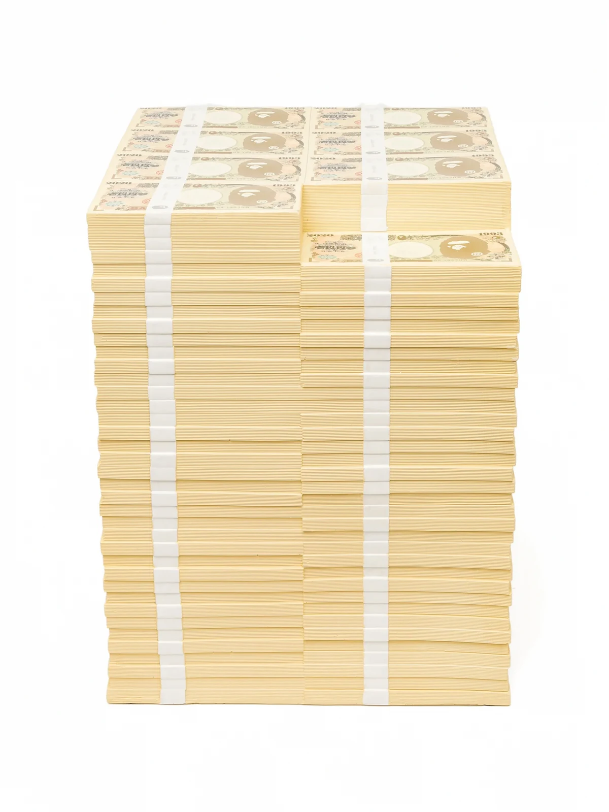 Stuhl mit Banknoten-Print