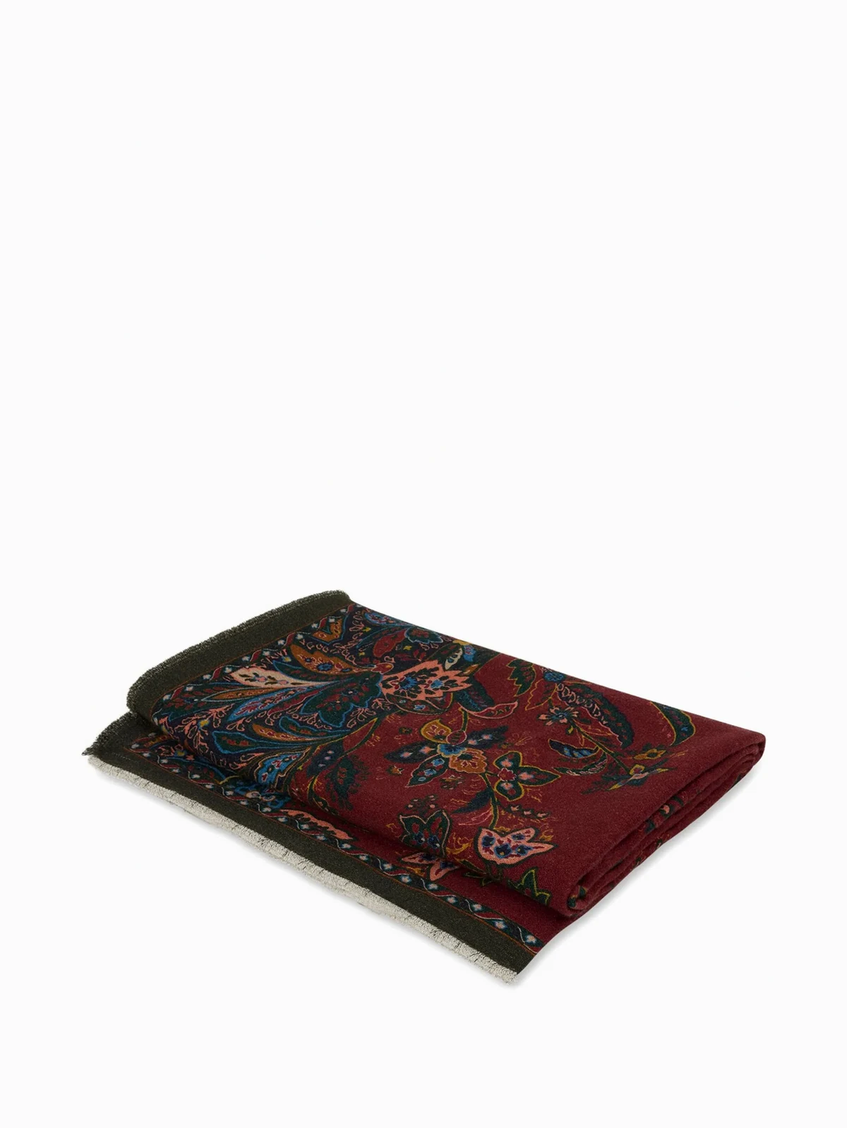 Pegaso floral-motif blanket (140cm x 180cm)