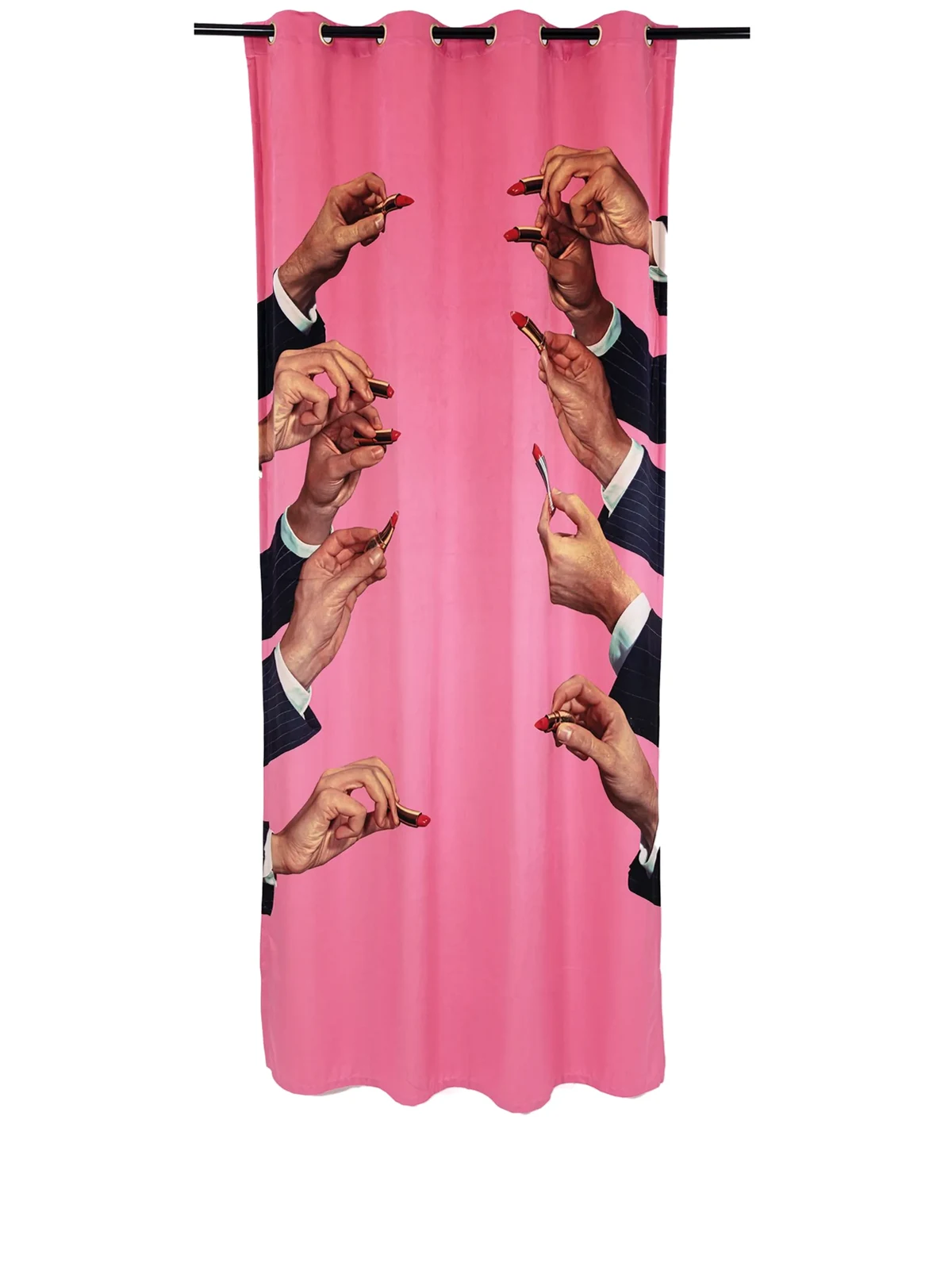 Lipstick shower curtain
