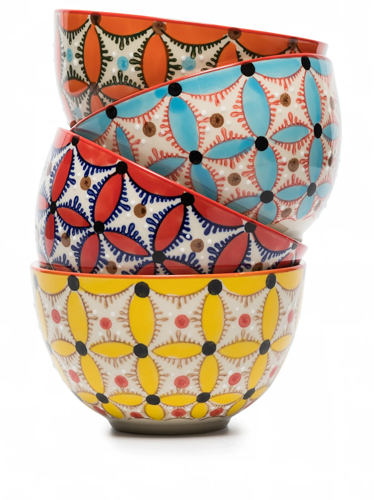 Hippy Set aus vier Schalen