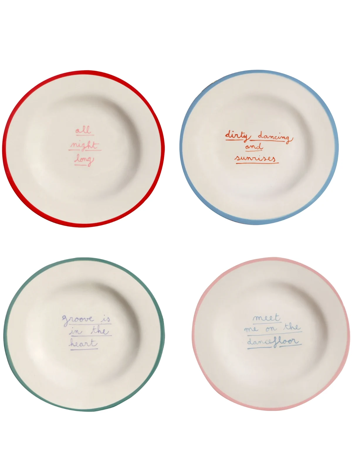 x Browns I Put a Spell on You porcelain dessert plates (set of four)
