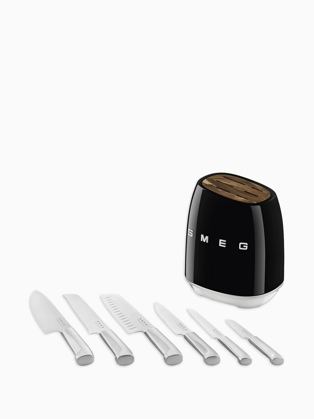 logo block knife set