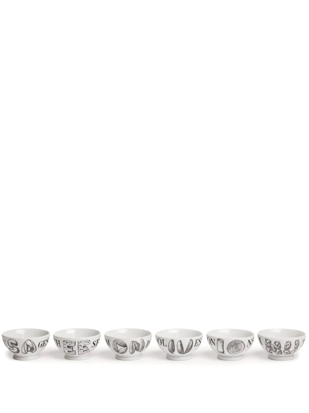 Set aus sechs Schalen