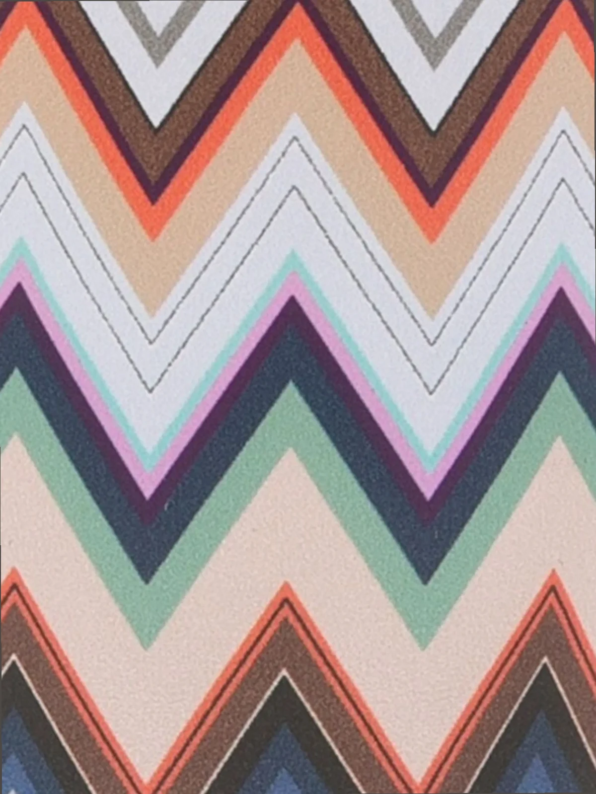 Kerze mit Zickzack-Print (220g)