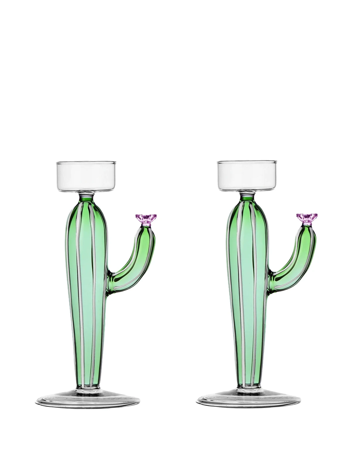 Desert Plants candle holder (set of two)