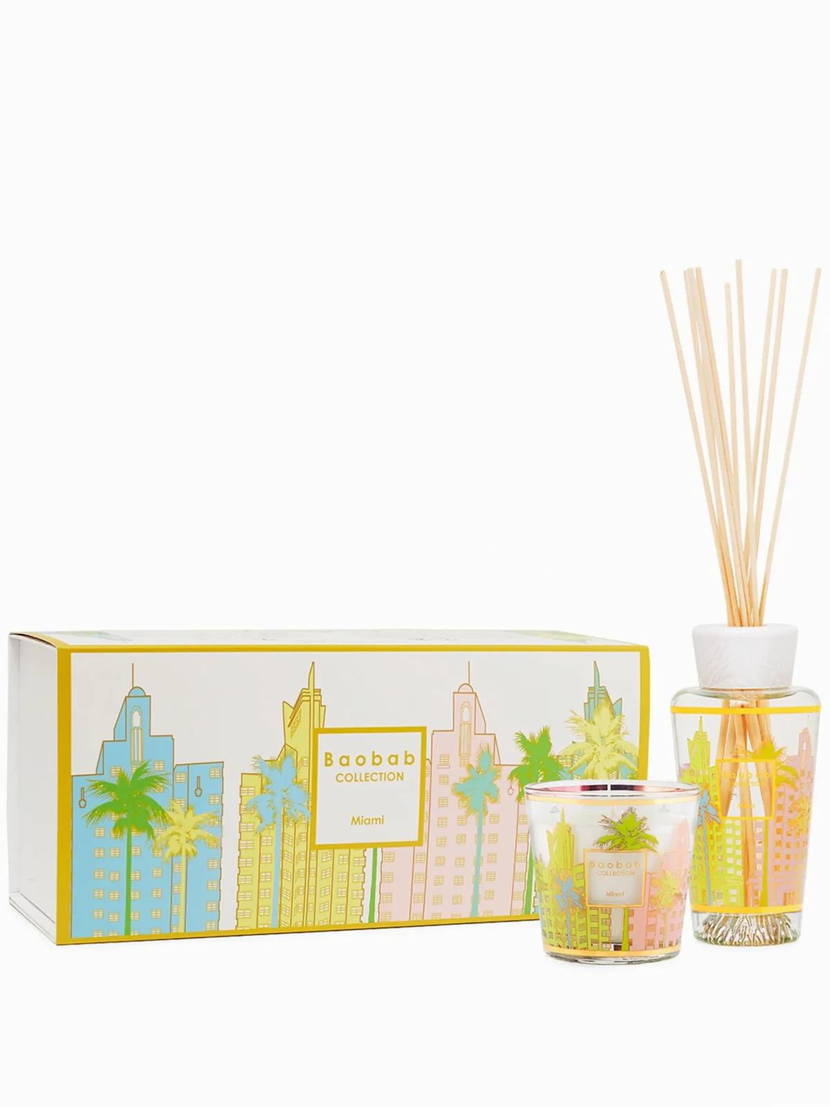 My First Baobab Miami candle and diffuser set
