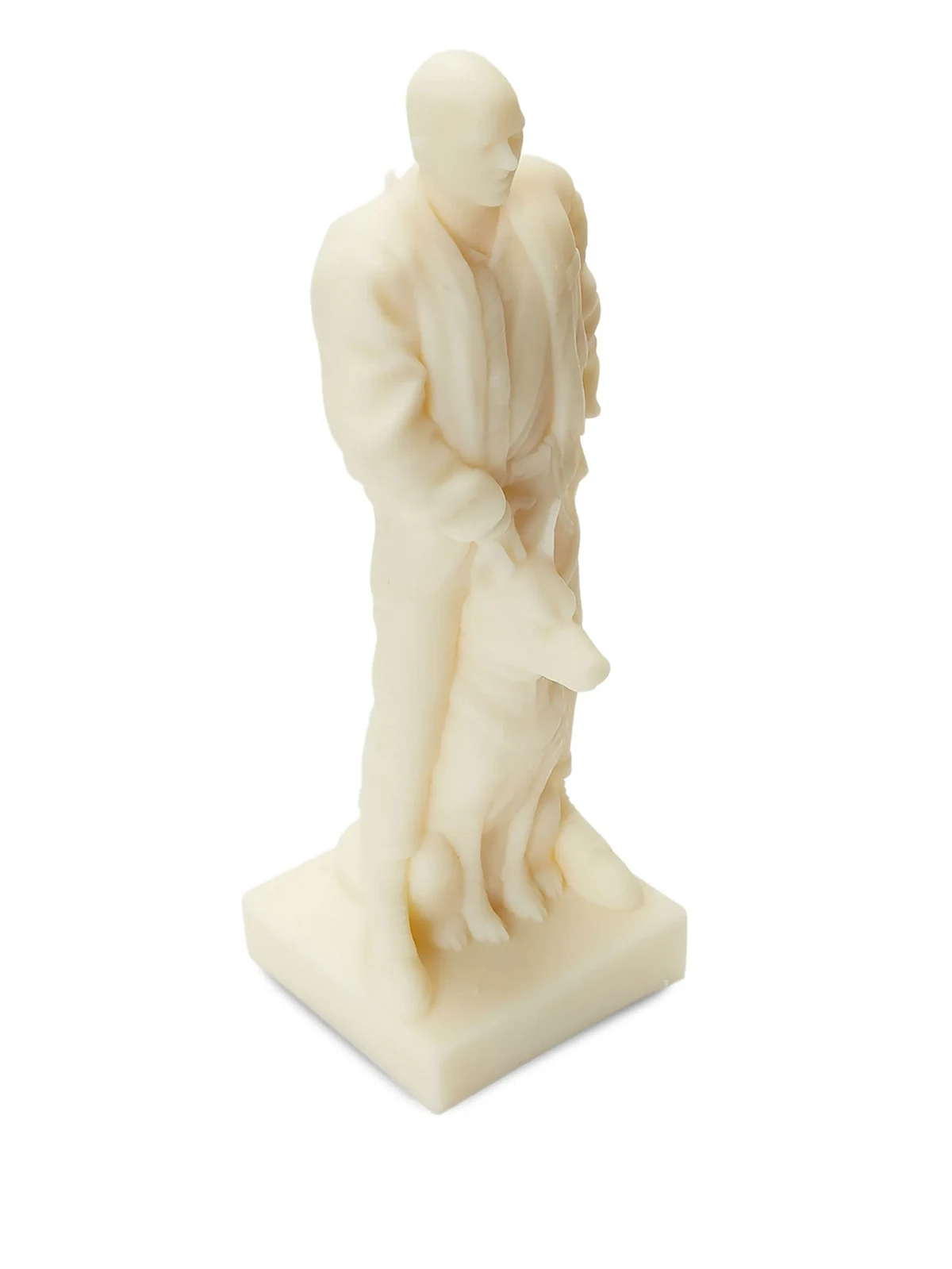 marble-effect figurative candle (650g)