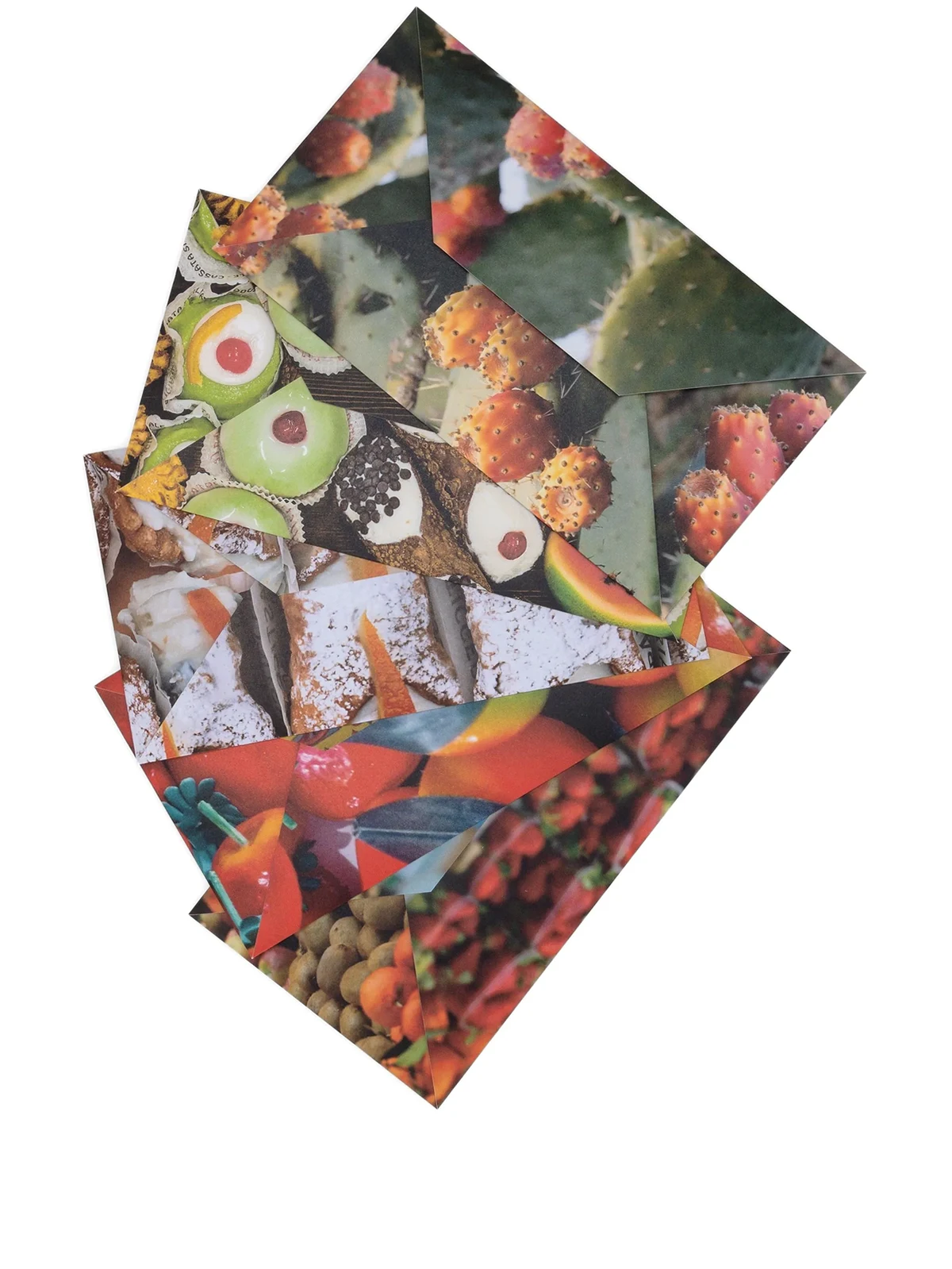 graphic-print greeting cards (set of five)