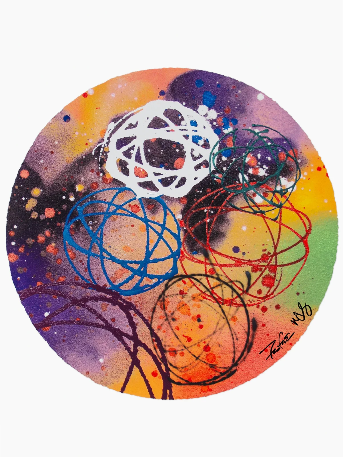 Hip Hop 50 NAS x Futura signierter Kunst-Print