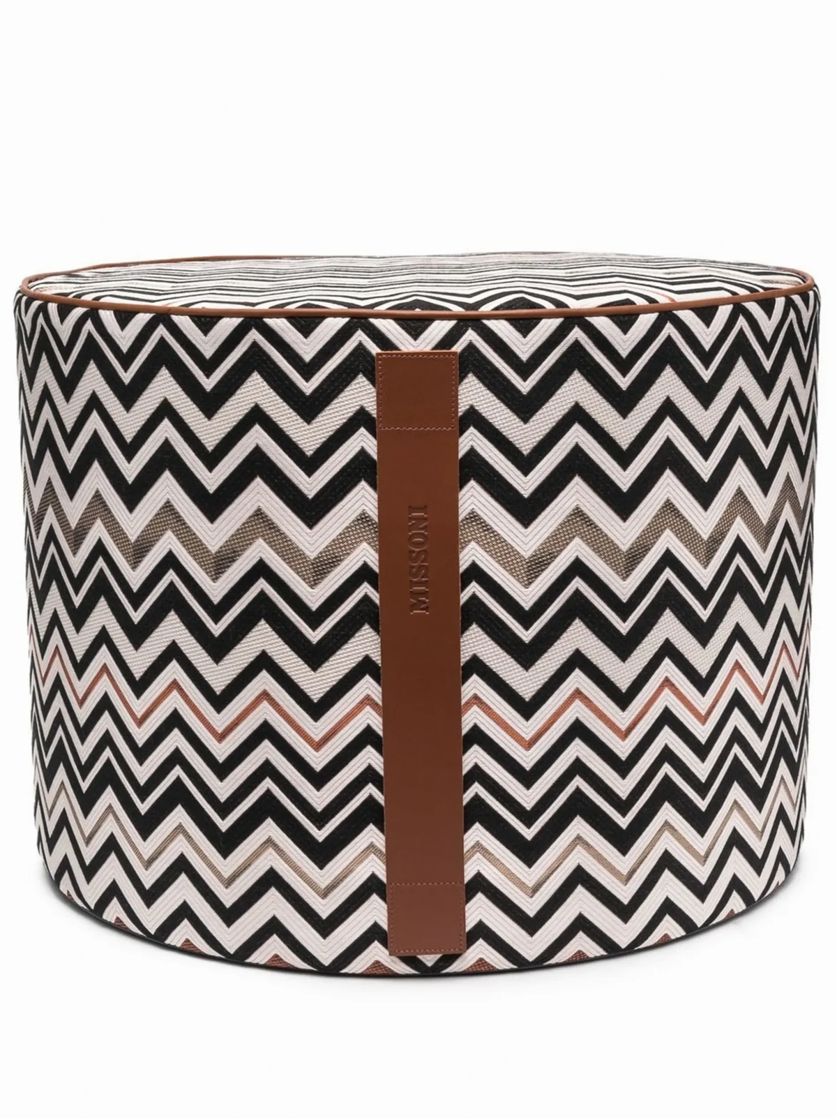 Belfast Hocker mit Zickzackmuster