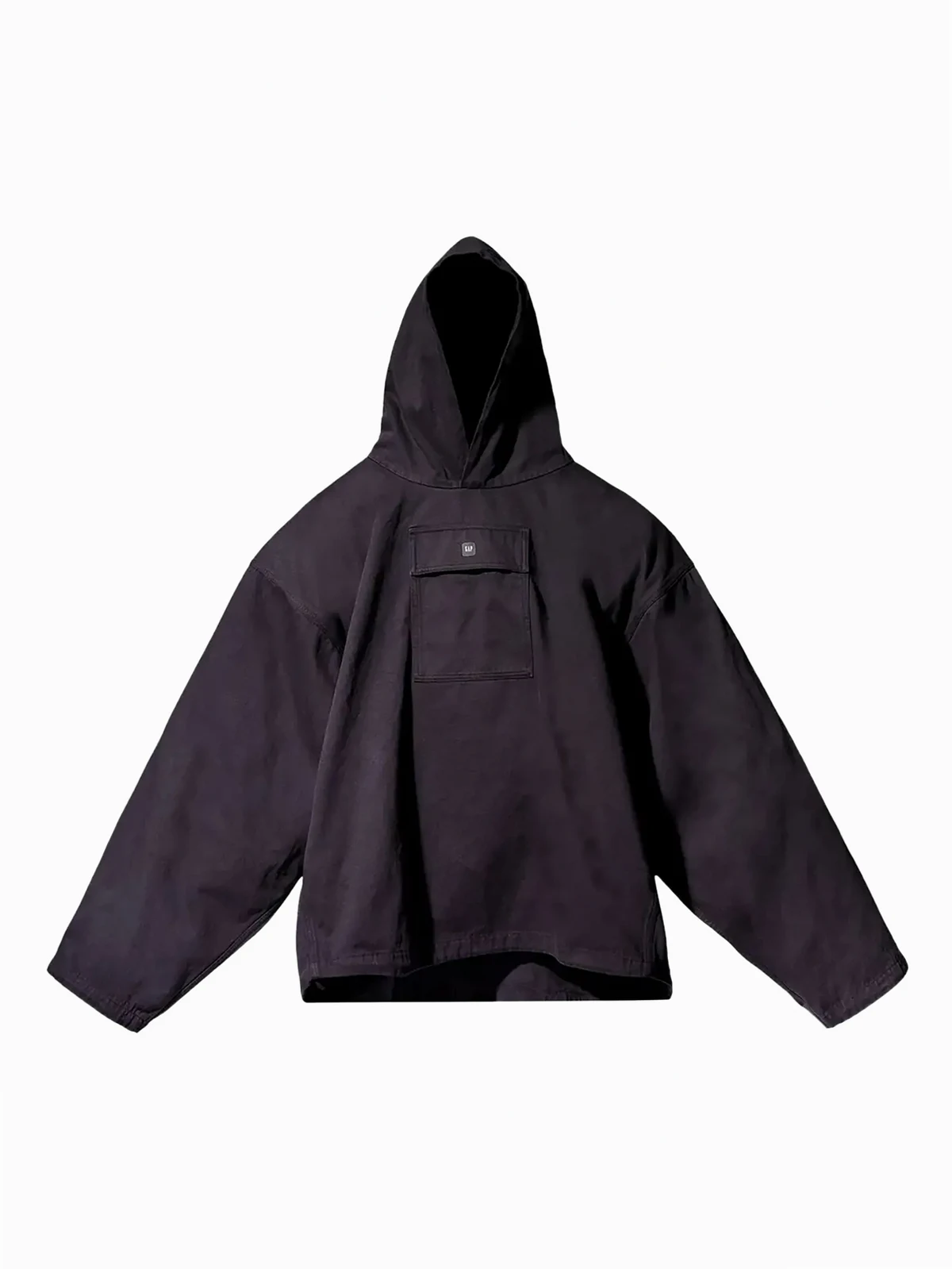 Hoodie mit Satinoptik