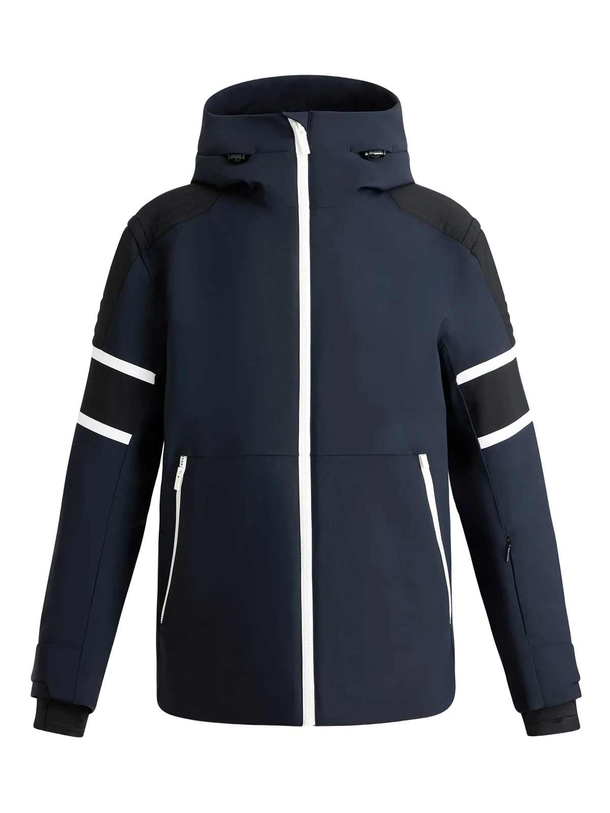 Amwo stripe-detailed ski jacket