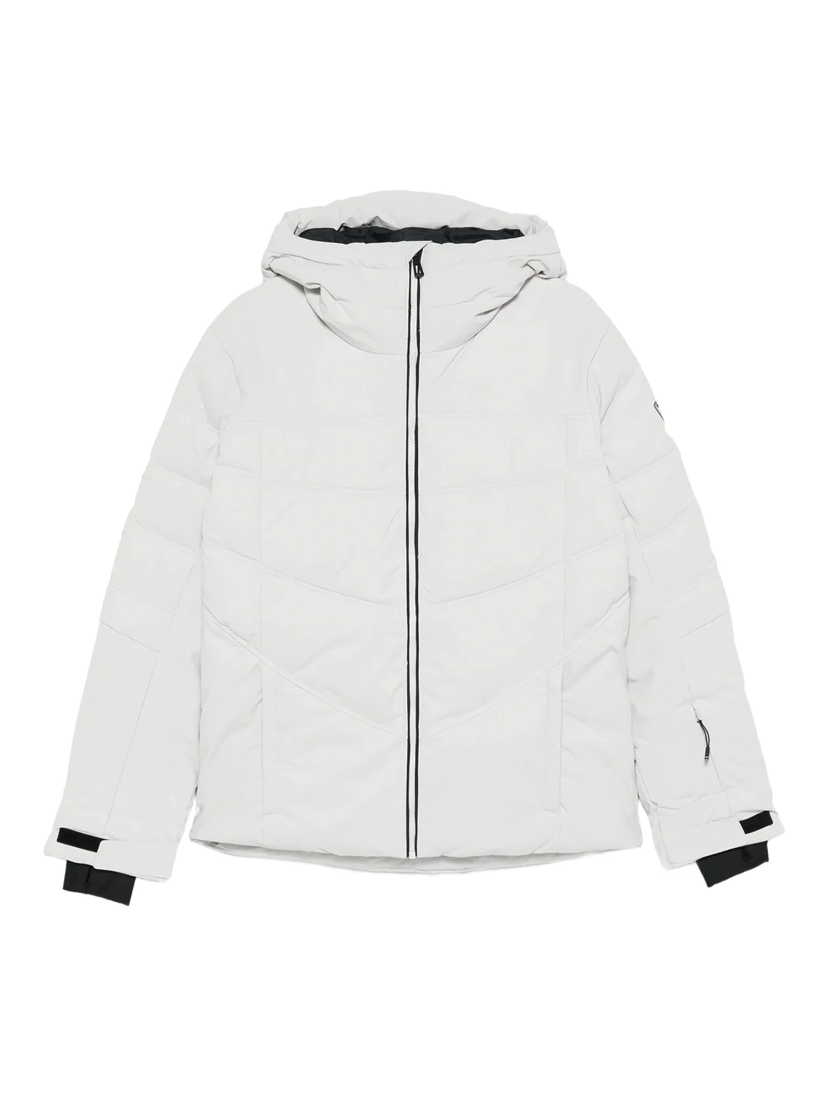 Siz hooded quilted ski jacket