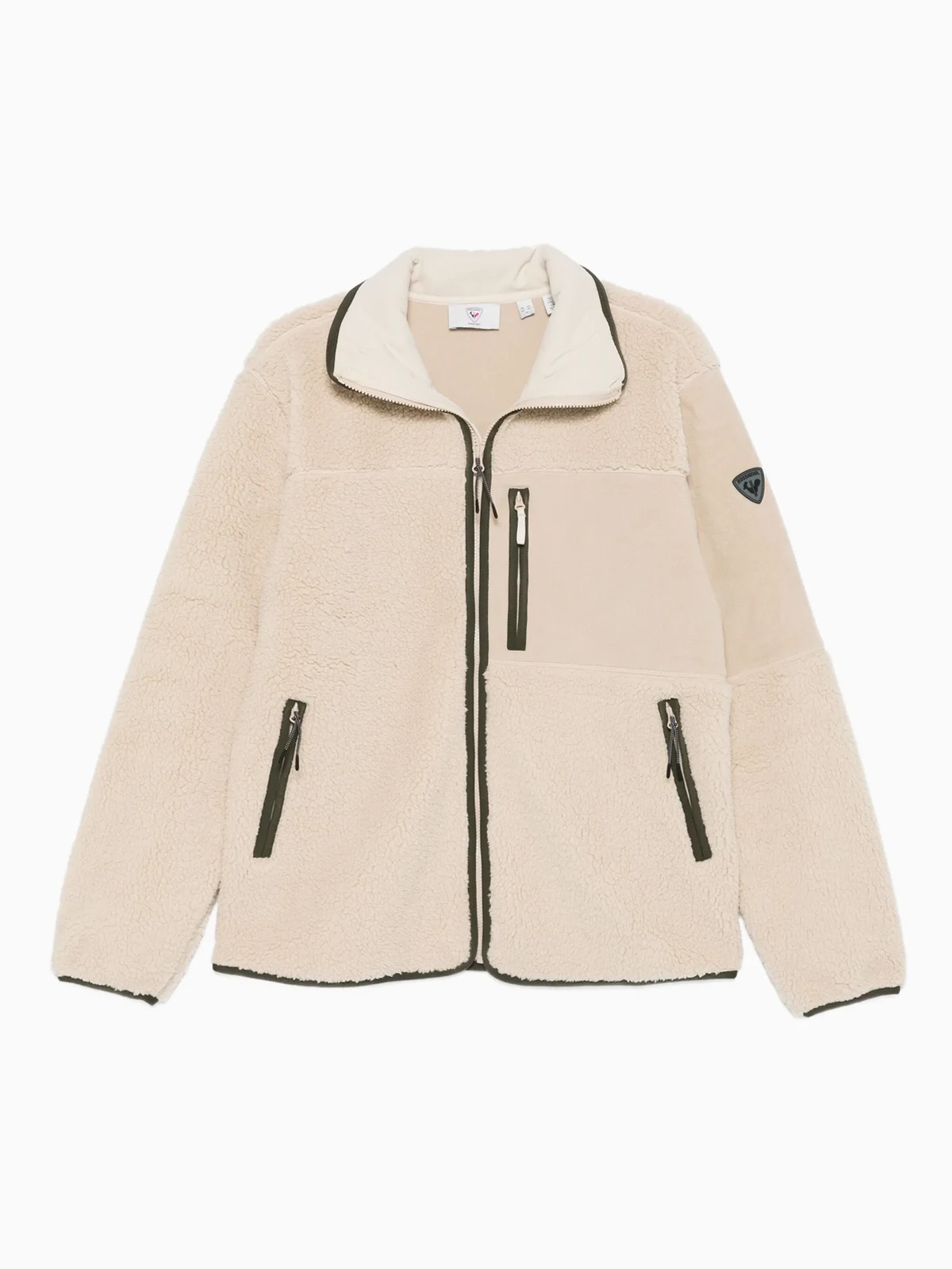 AllTrack sherpa panelled zip jacket