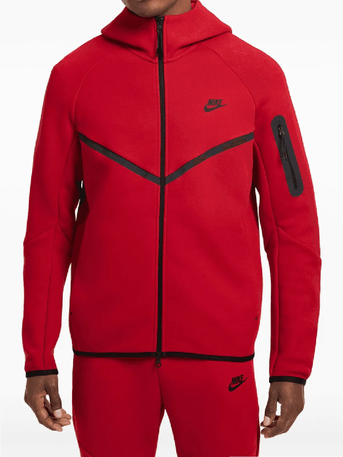 Sportswear Tech Fleece Windrunner "Gym Red/Black" jacket