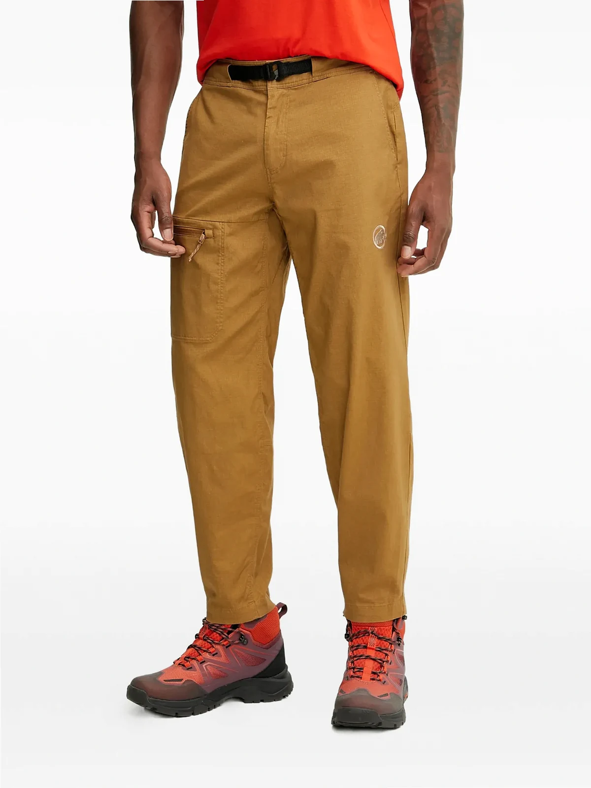 Tamaro belt-detail trousers