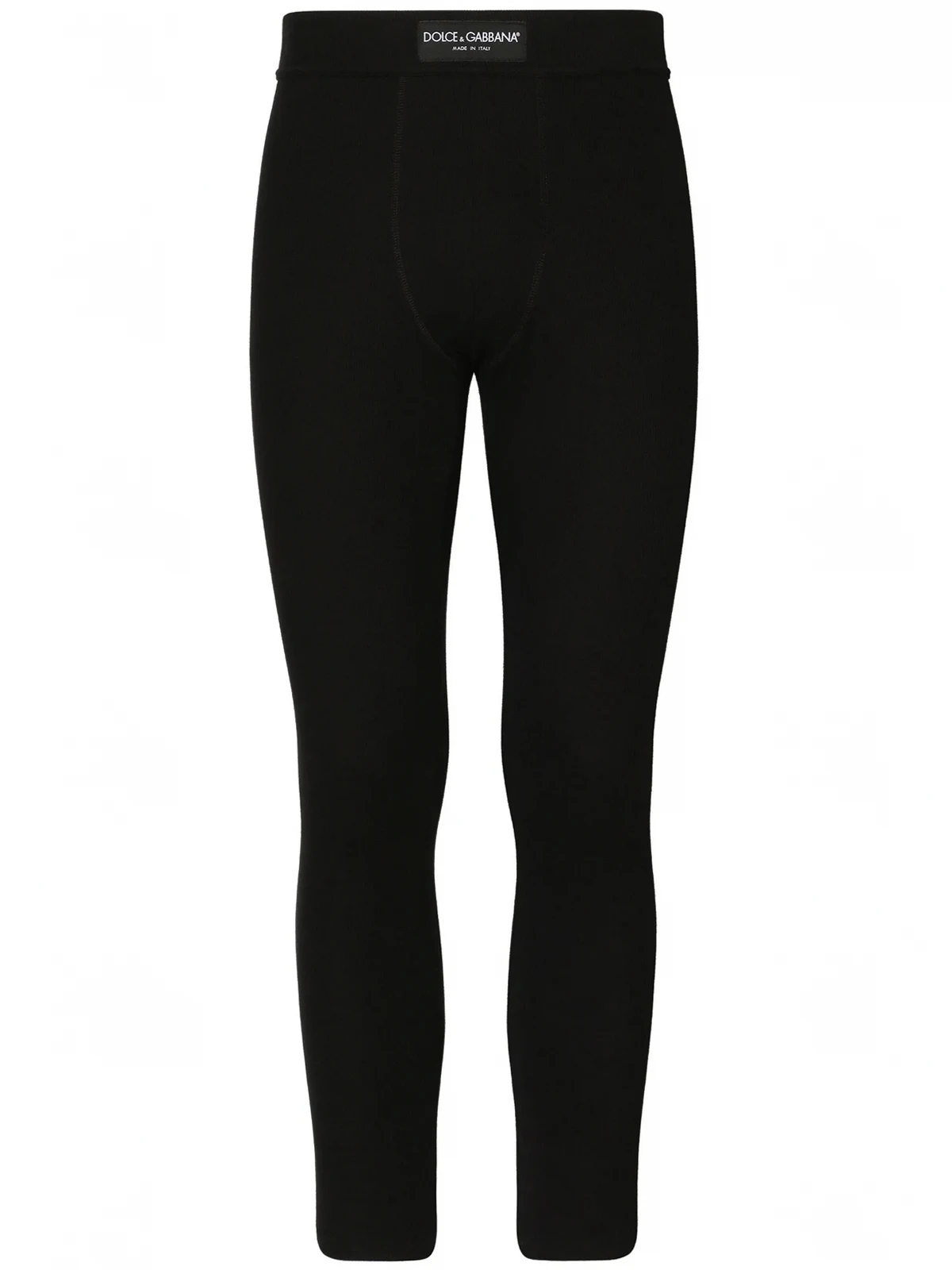 logo-patch cotton leggings