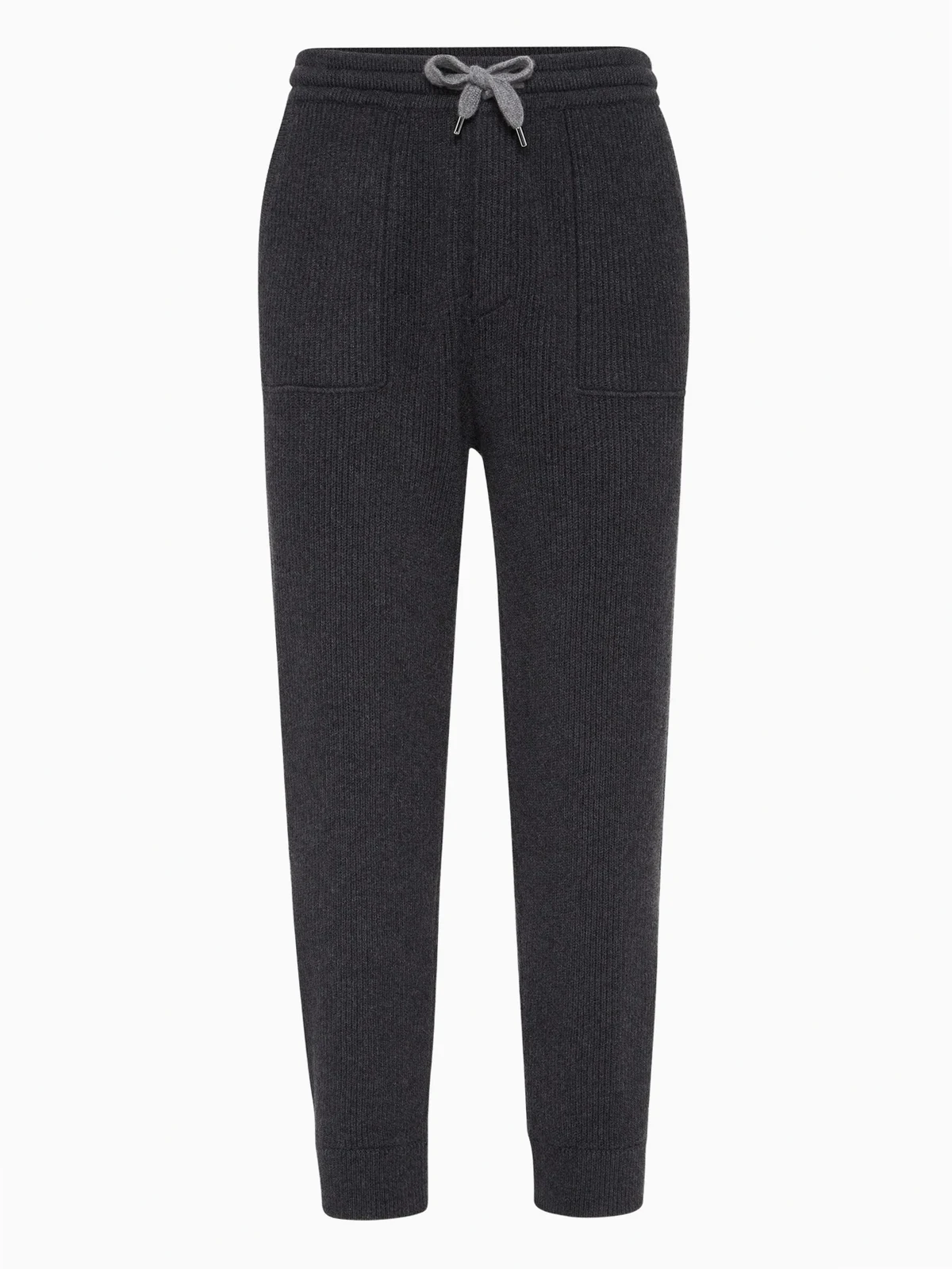 ribbed knit track pants