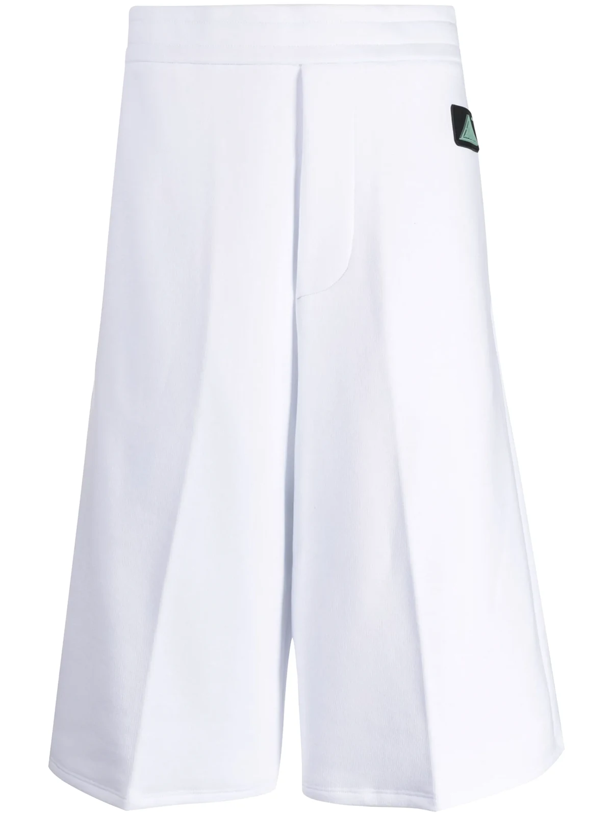 logo-patch cotton track shorts