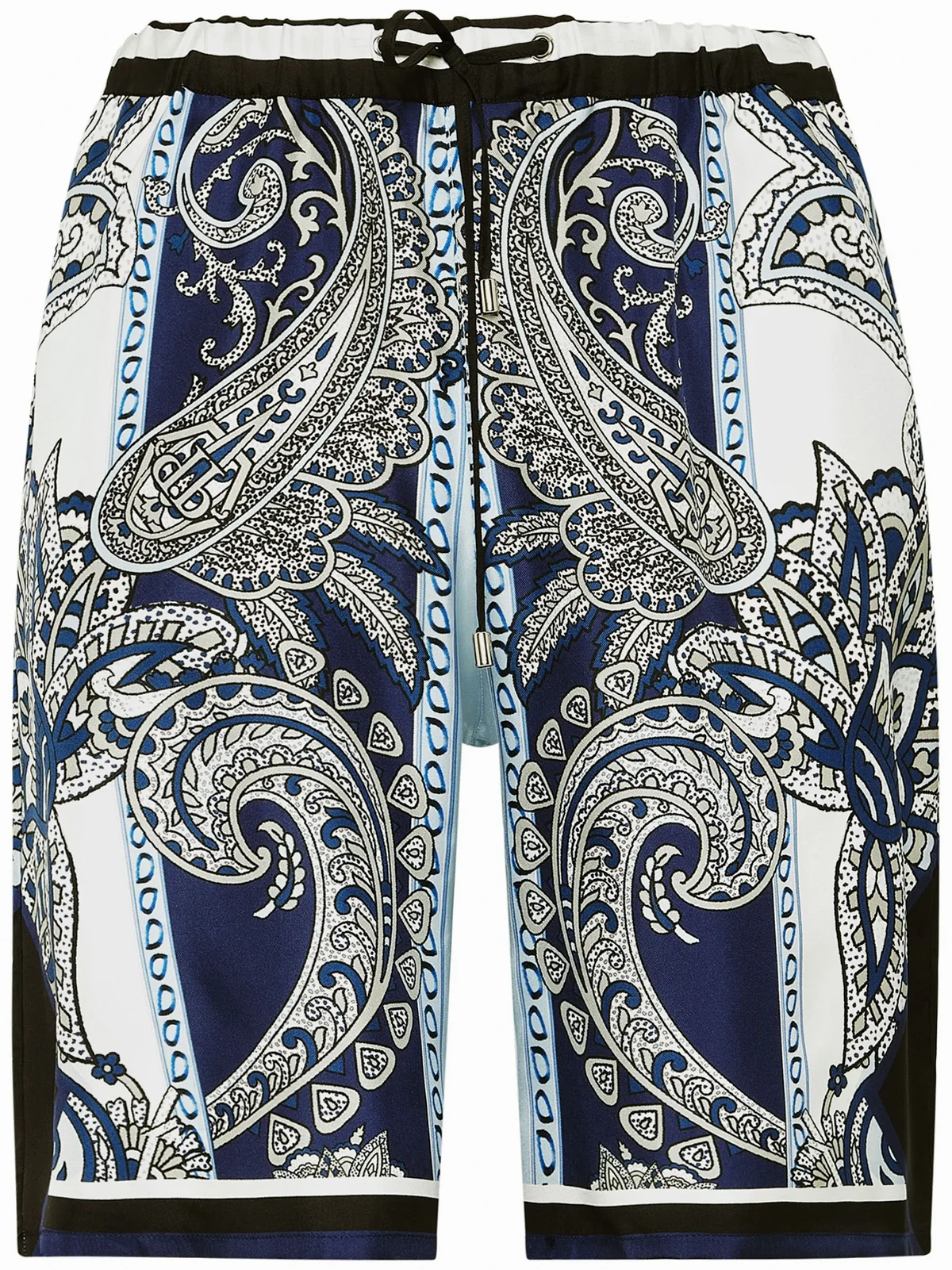 paisley-print silk short