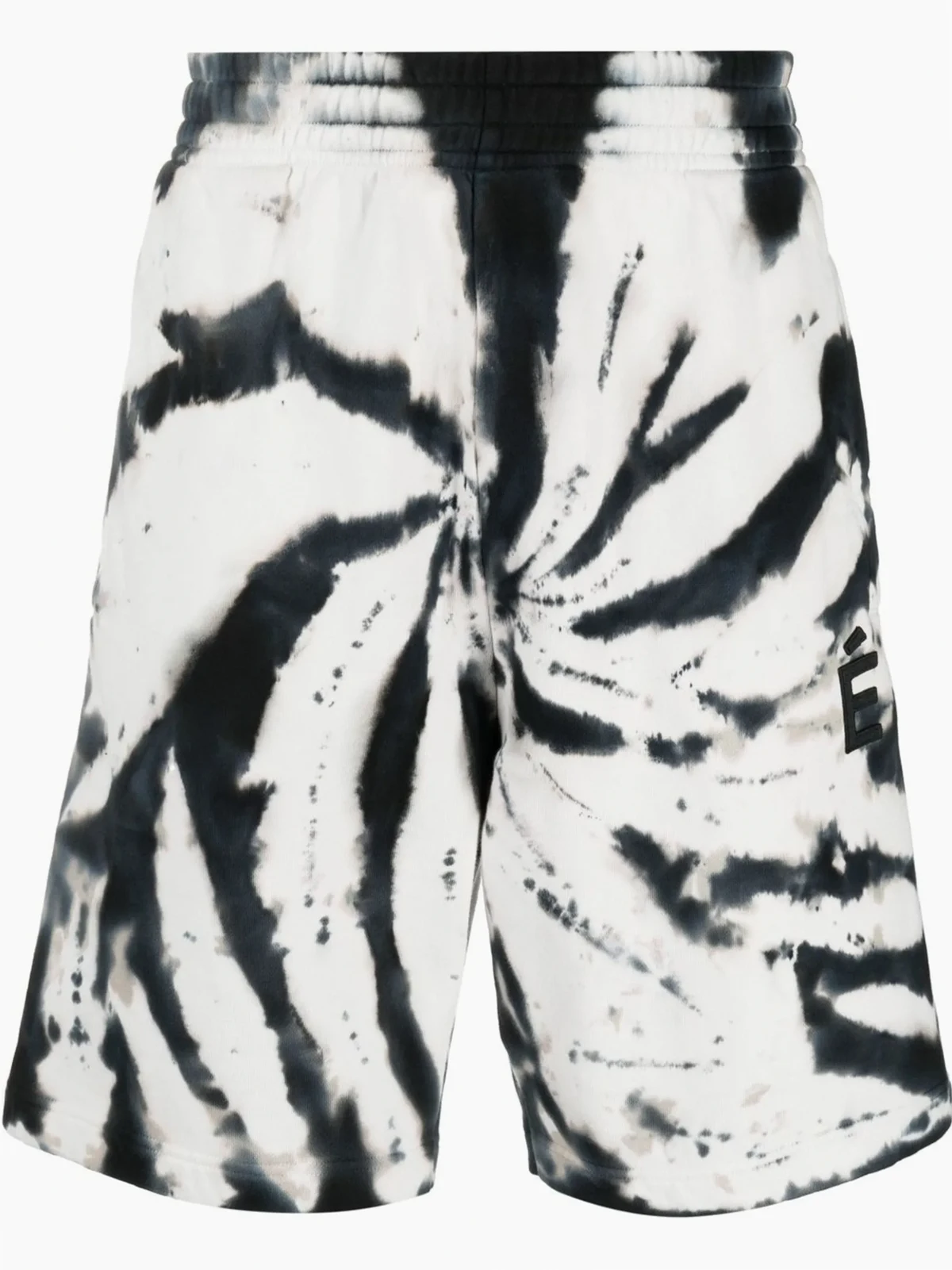 tie-dye organic cotton shorts