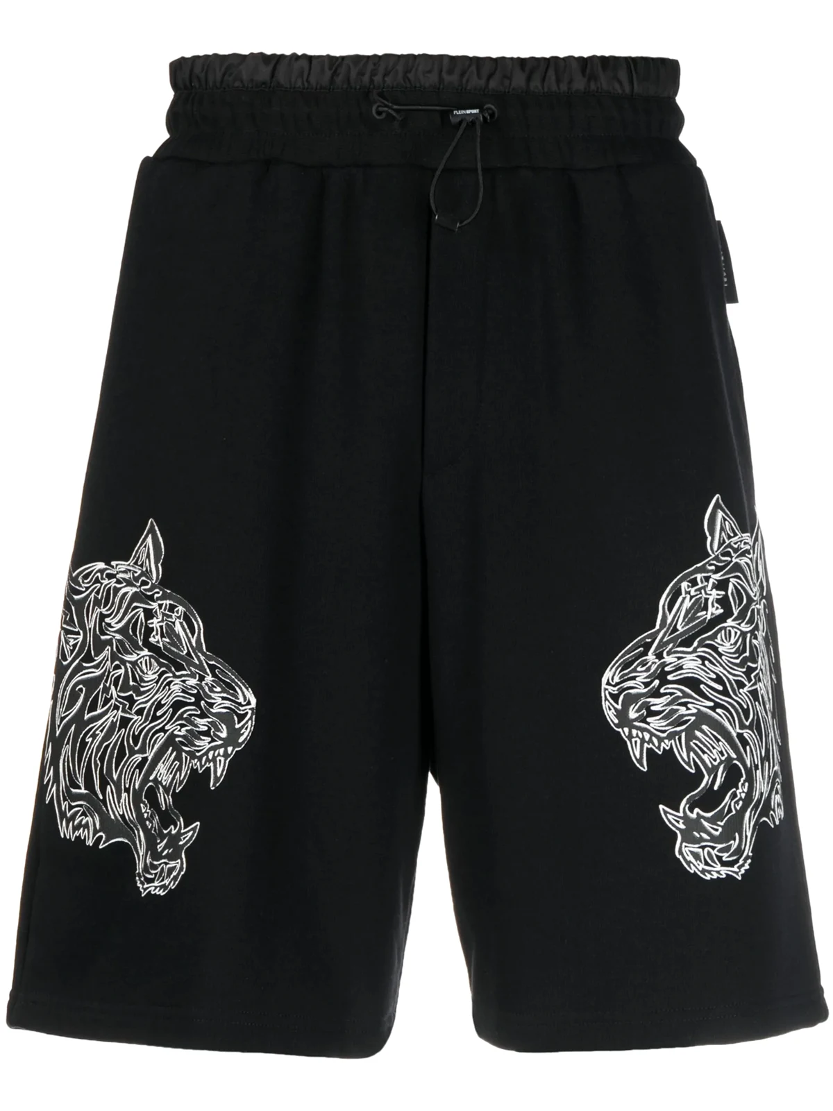 Tiger elasticated waist shorts