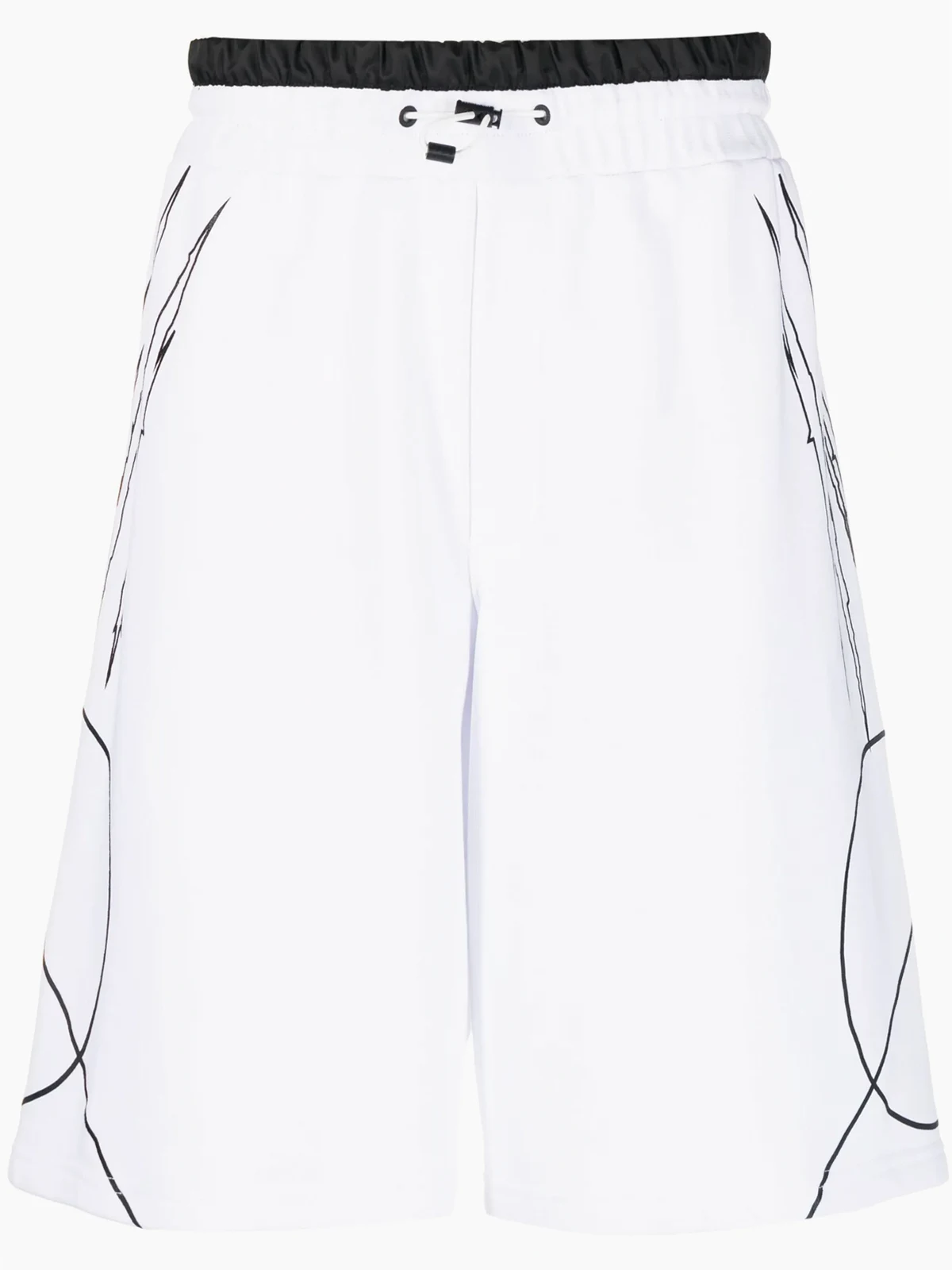 Scratch Shorts mit elastischem Bund