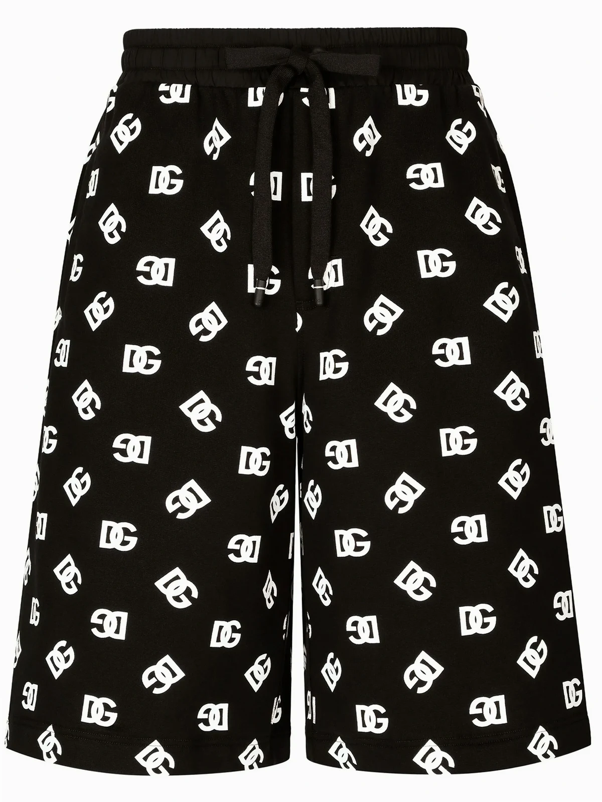 logo-print cotton track shorts