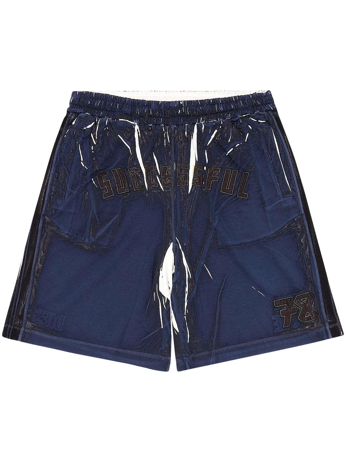 P-Rowy Shorts mit Slogan-Stickerei