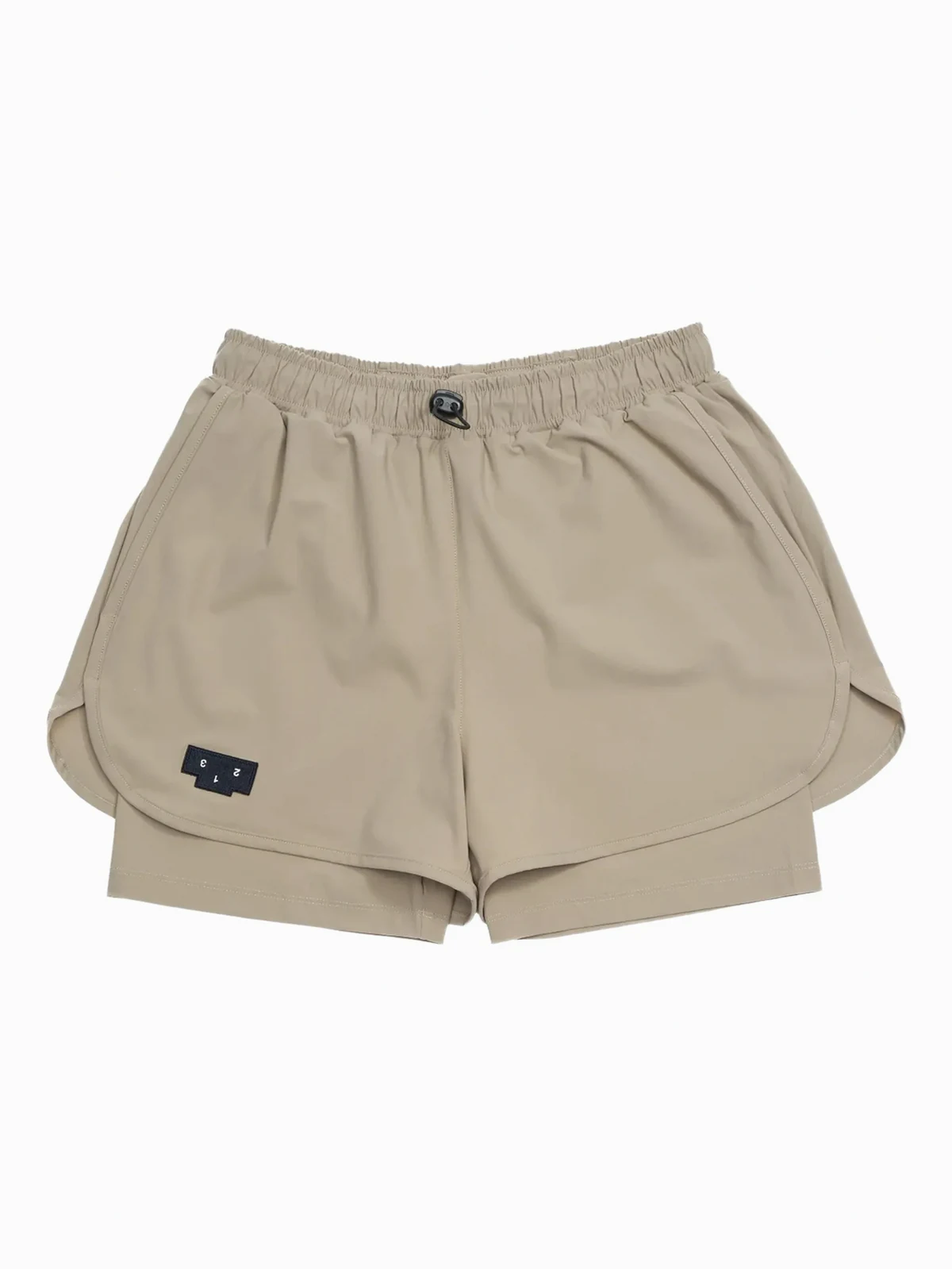 logo-patch shorts