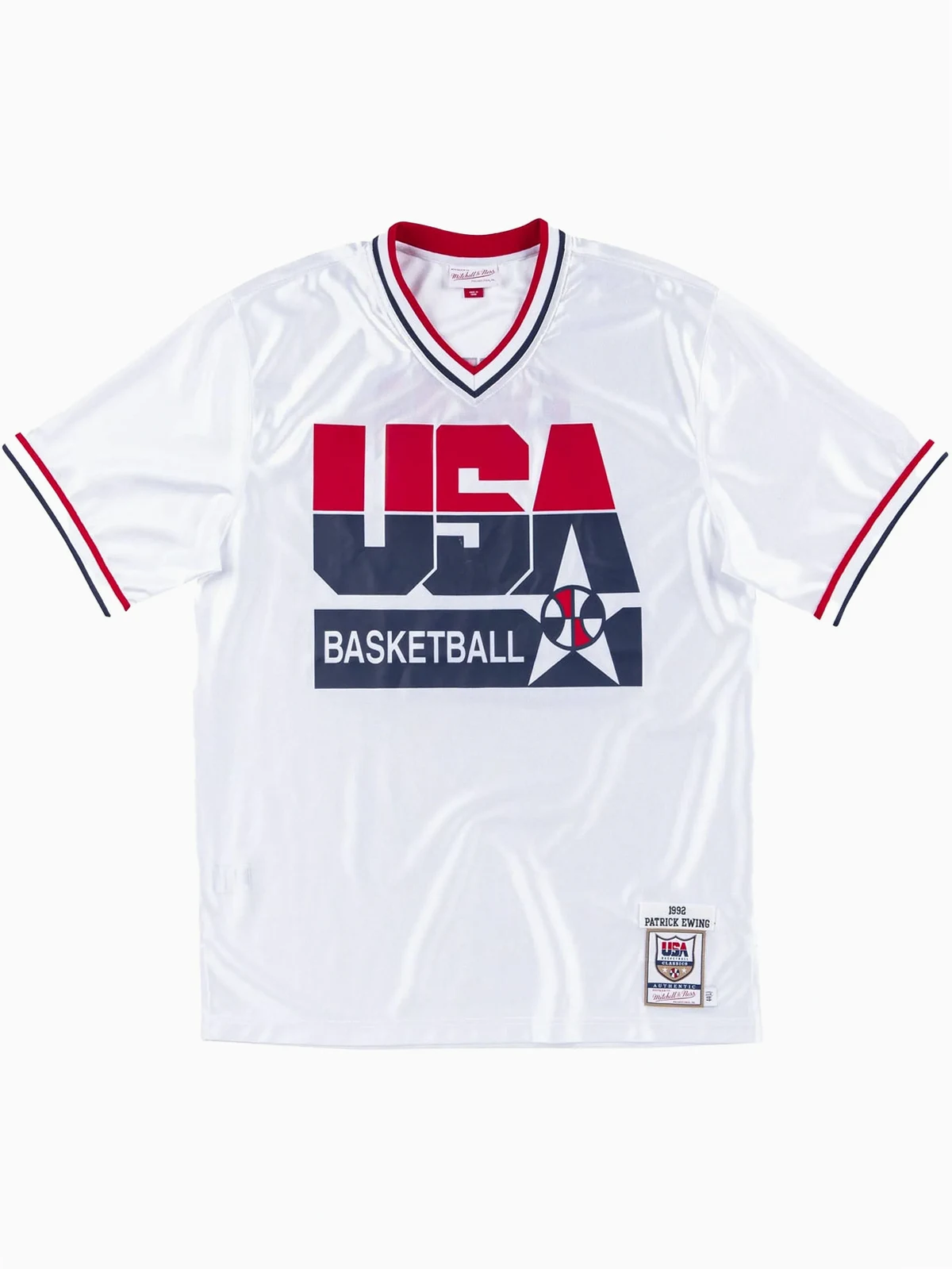 Team USA 1992 Patrick Ewing authentic shooting jersey