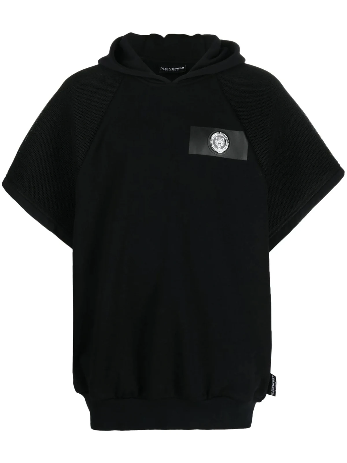 logo-print short-sleeved hoodie