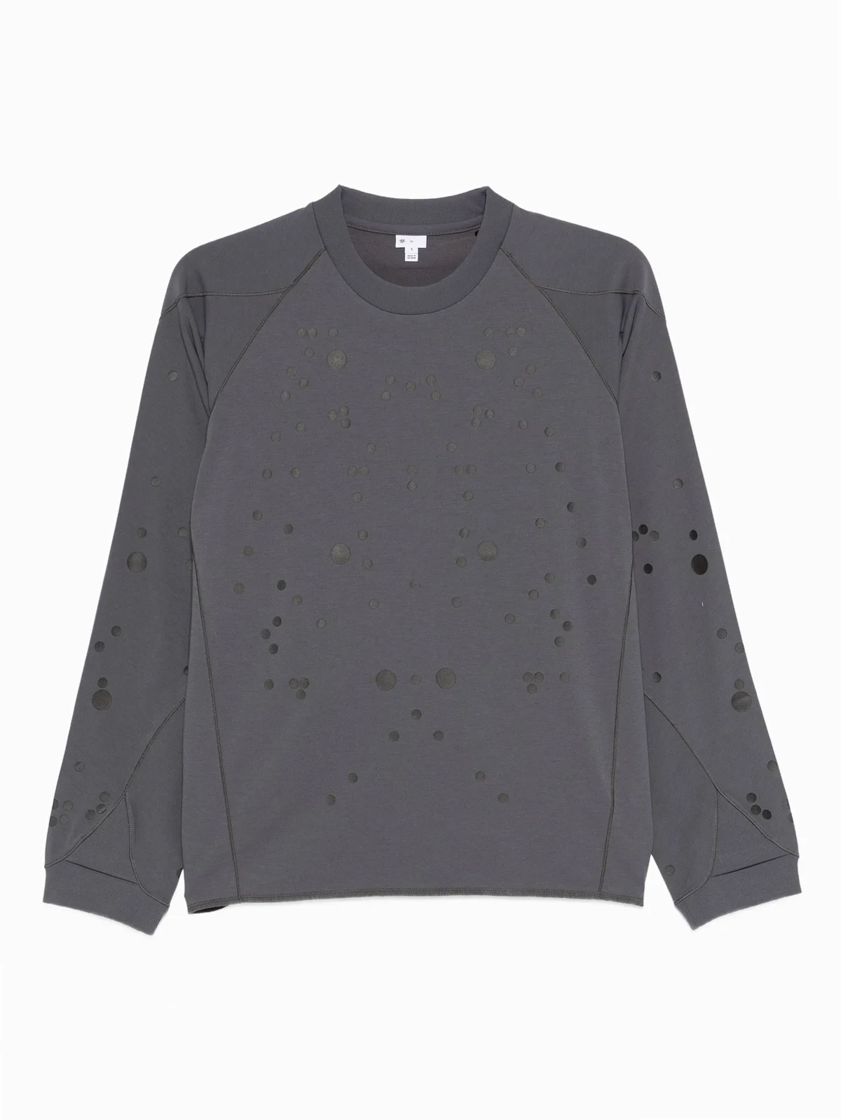 Langarmshirt mit Polka Dots