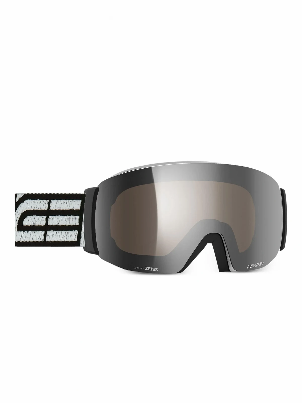 elasticated-strap ski goggles