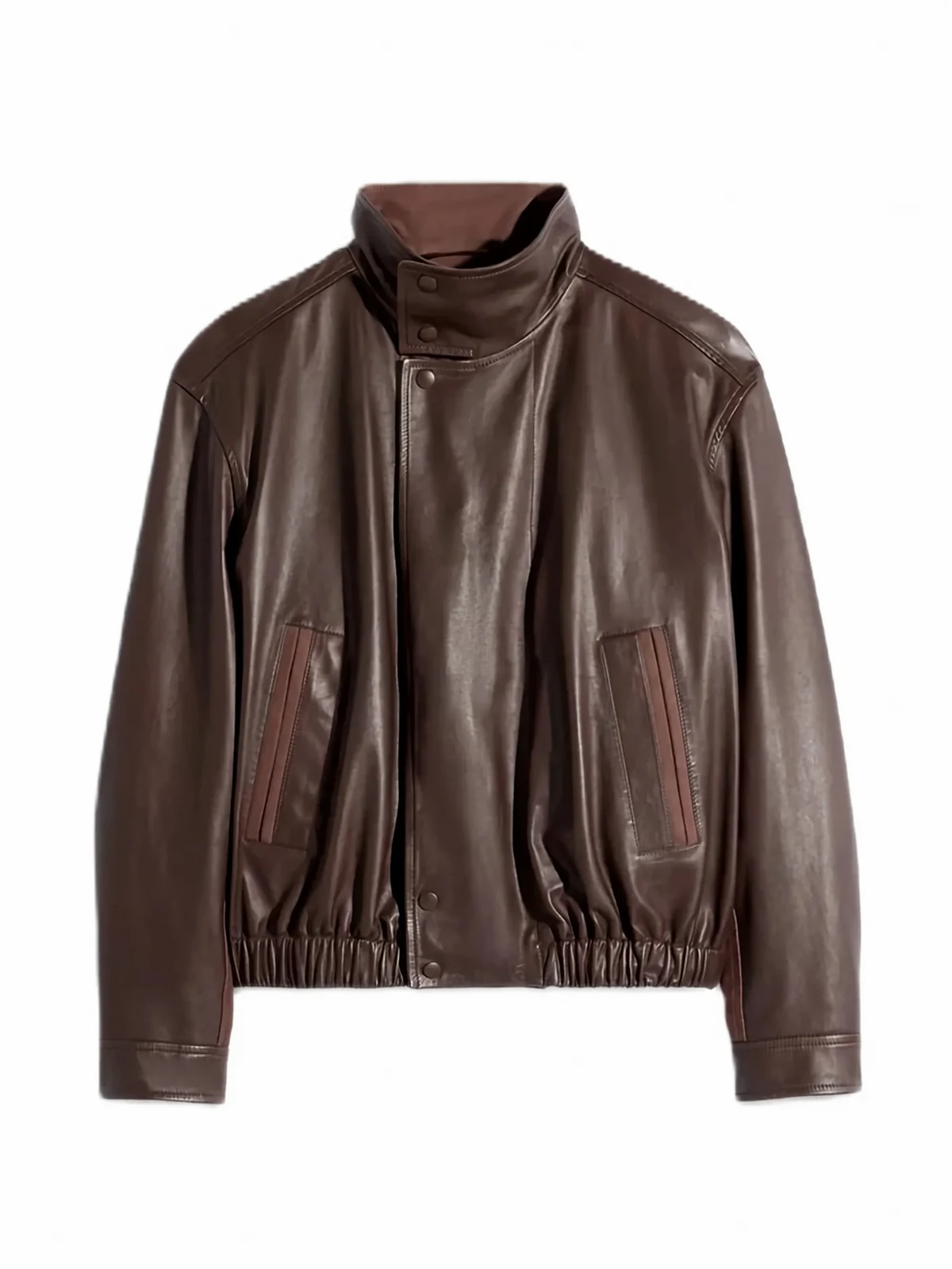 Bomberjacke aus Leder