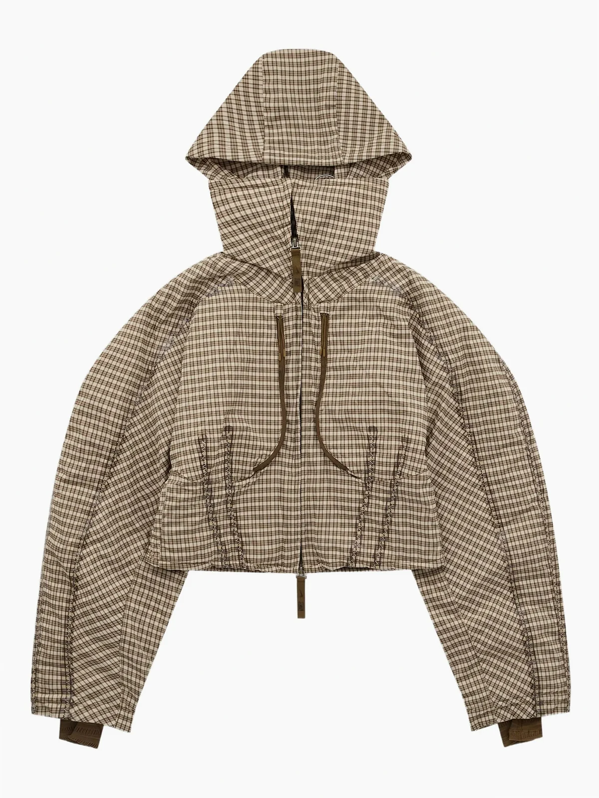 x KNWLS Jacke mit Check