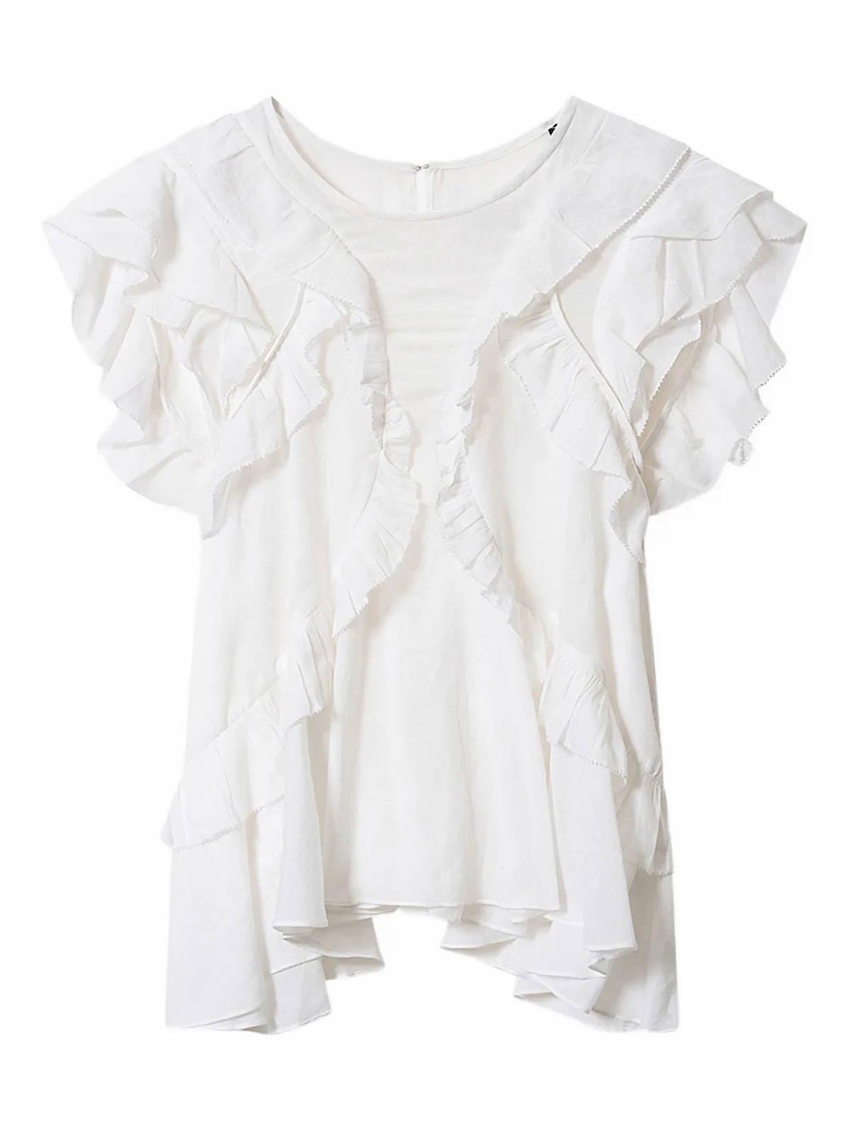 Nalou ruffled top
